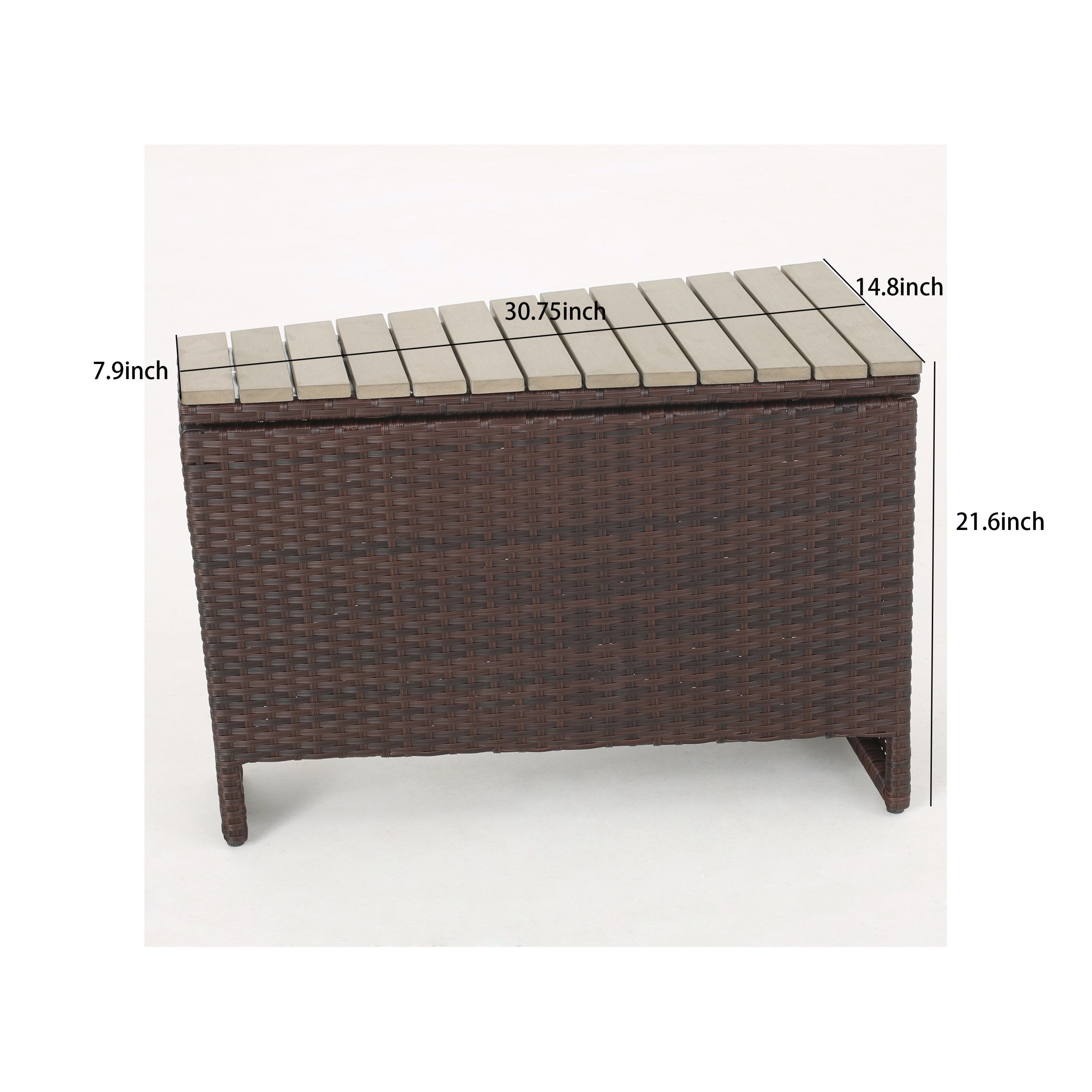 MADRAS FAUX WOOD ACCENT TABLE