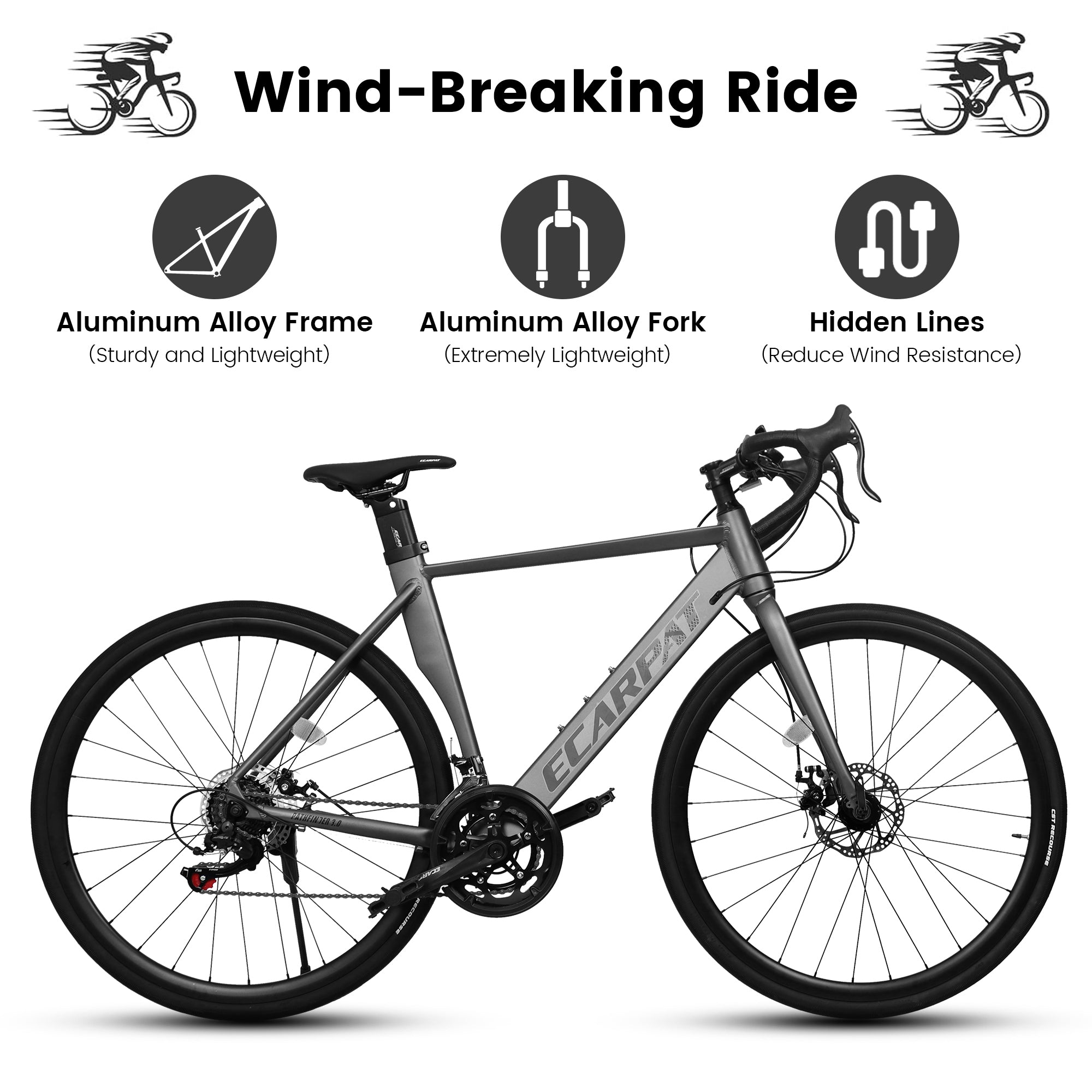 A28315 Road bike, 14-speed Aluminium frame disc brakes, disc brakes Men's Women's Road Bike