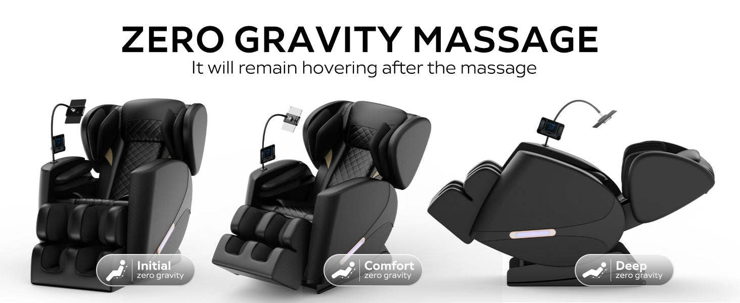 2024 Massage Chair Recliner with Zero Gravity with Full Body Air Pressure