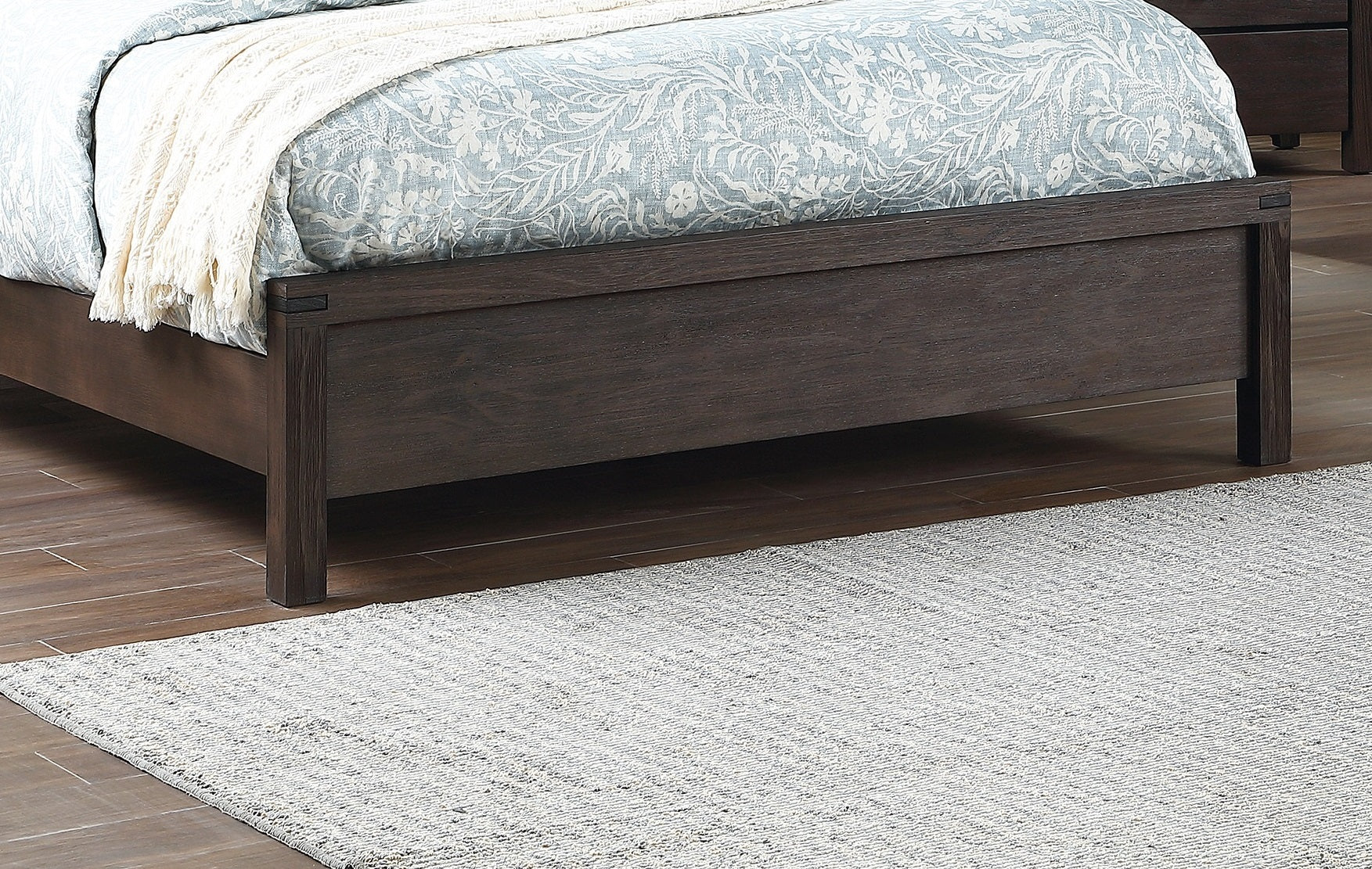 Rustic Contemporary Espresso 1pc Queen Size Bed Wooden X-Design HB Unique Look Bedroom Furniture