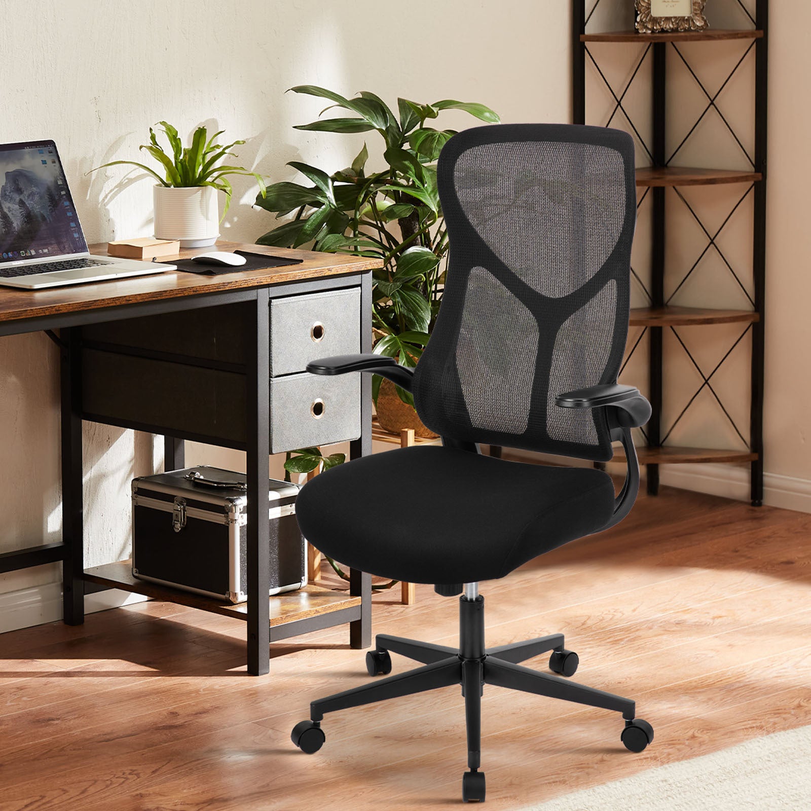 Sweetcrispy Ergonomic Executive High-Back Office Chair Breathable Mesh Computer Chair