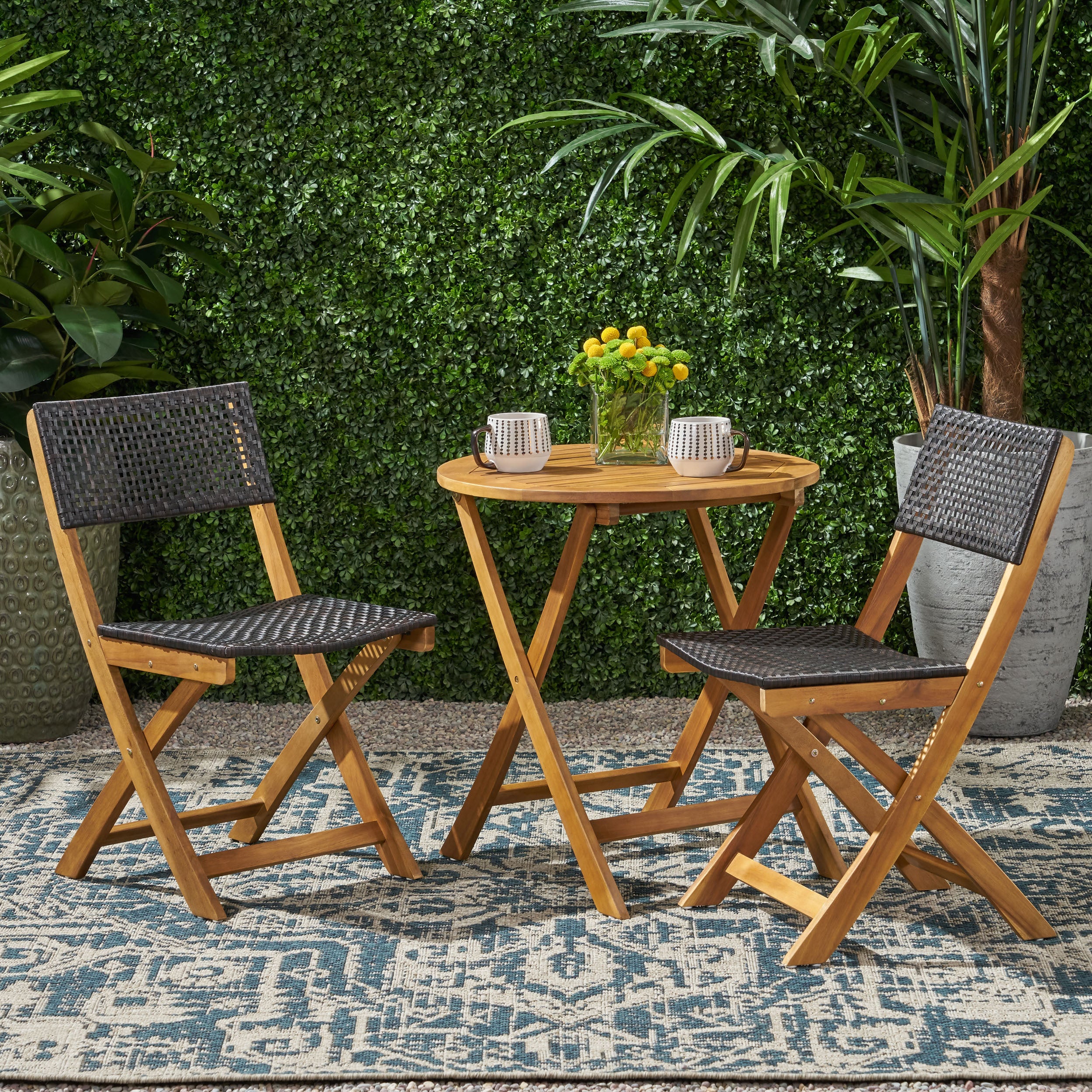 HILLSIDE BISTRO SET,2 Chairs+1 Table