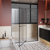 56-60 x 72 in Pivot Shower Door - 56-60 x 72 in / Matte Black view 1