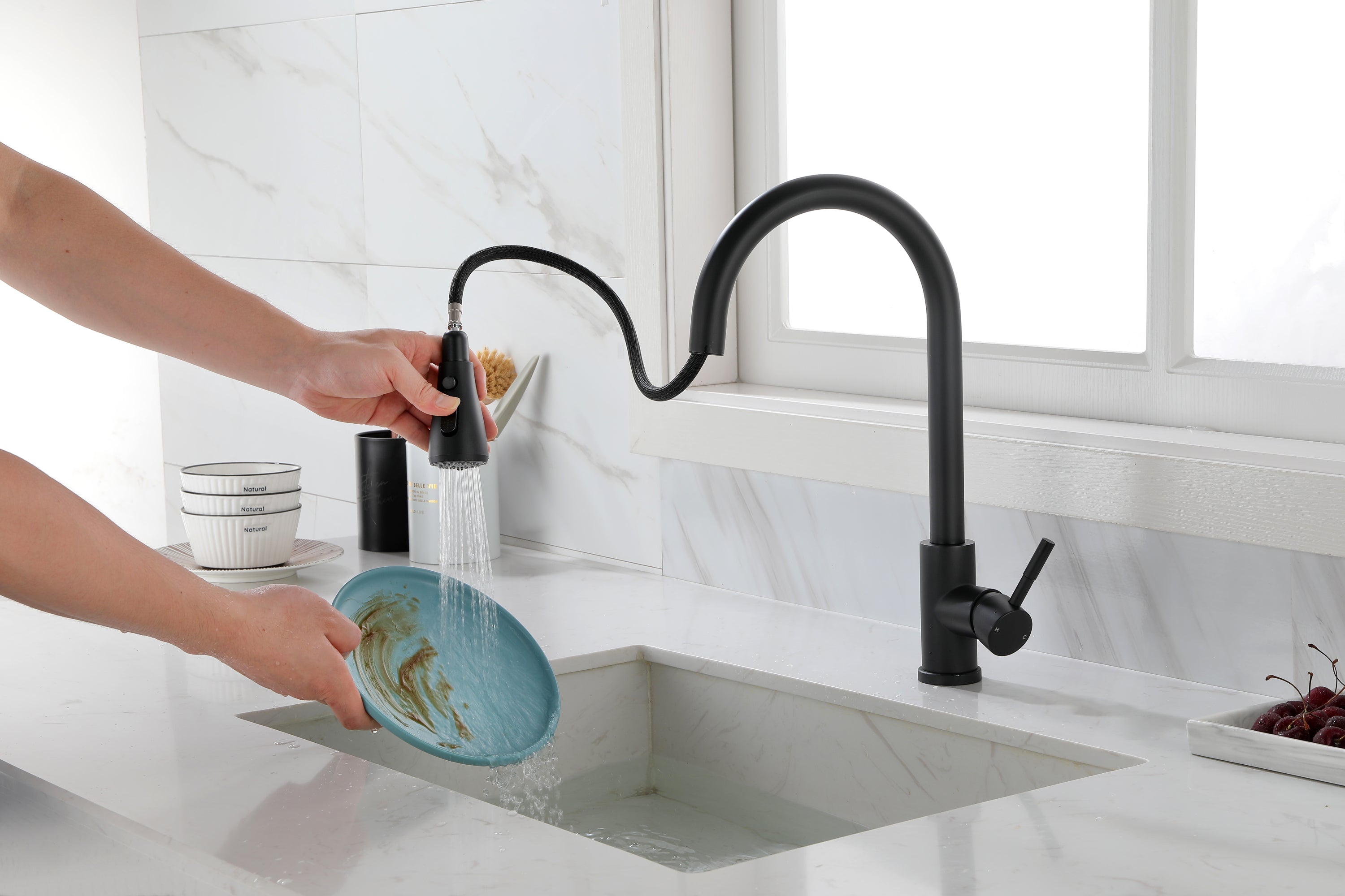 Kitchen Faucet with Pull Out Spraye