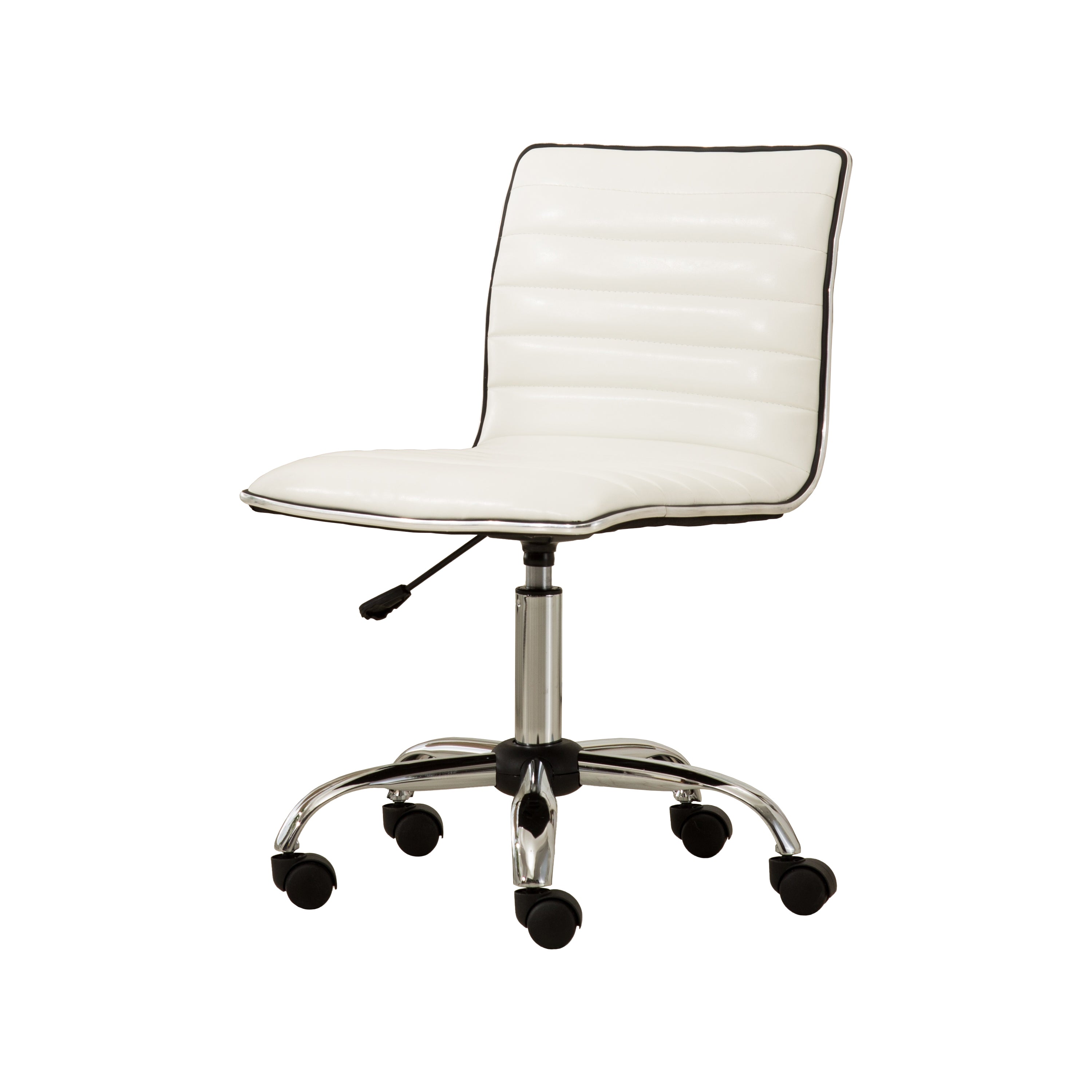 Fremo Chromel Adjustable Air Lift Office Chair, White