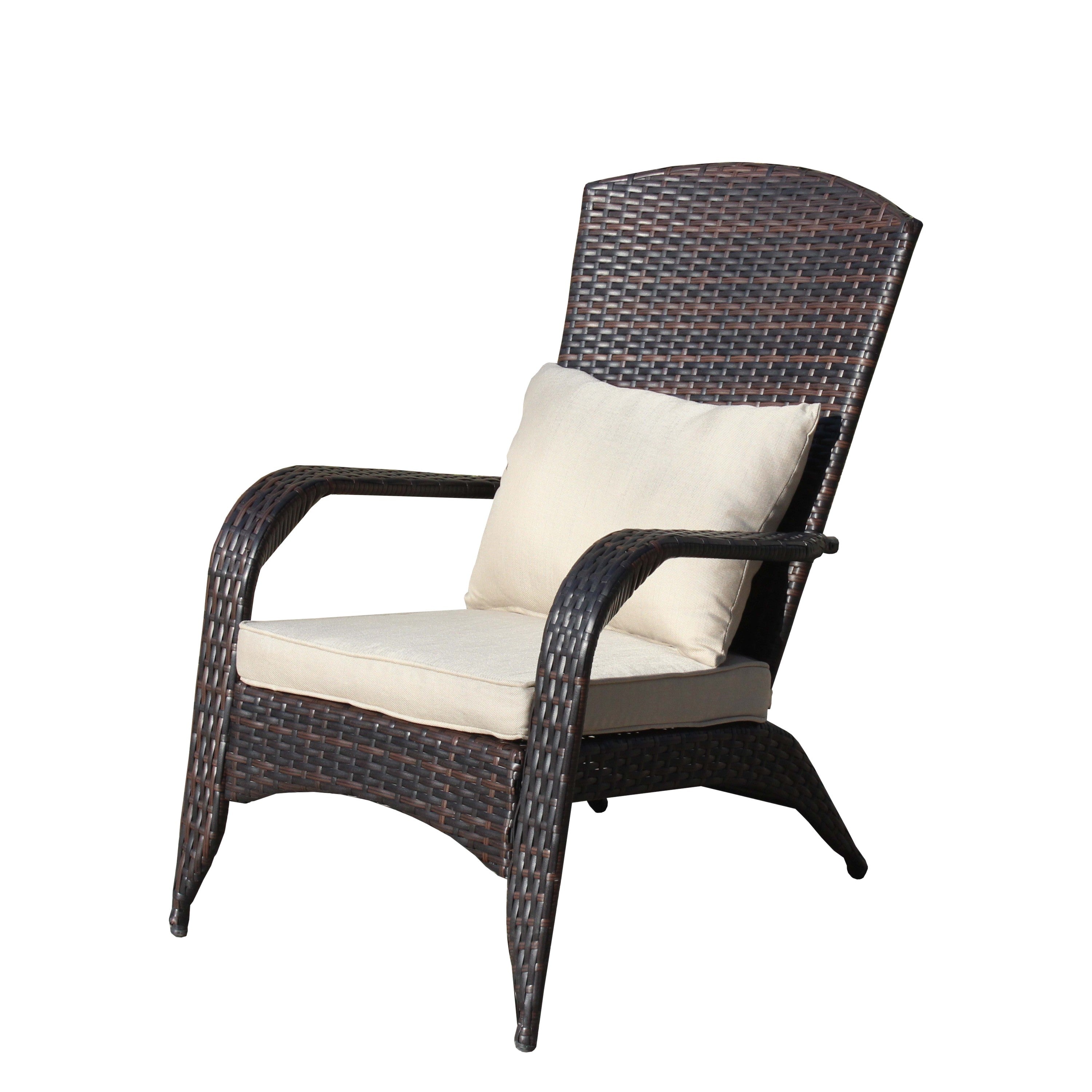 Patio Chair with Cushions(Beige Cushion)