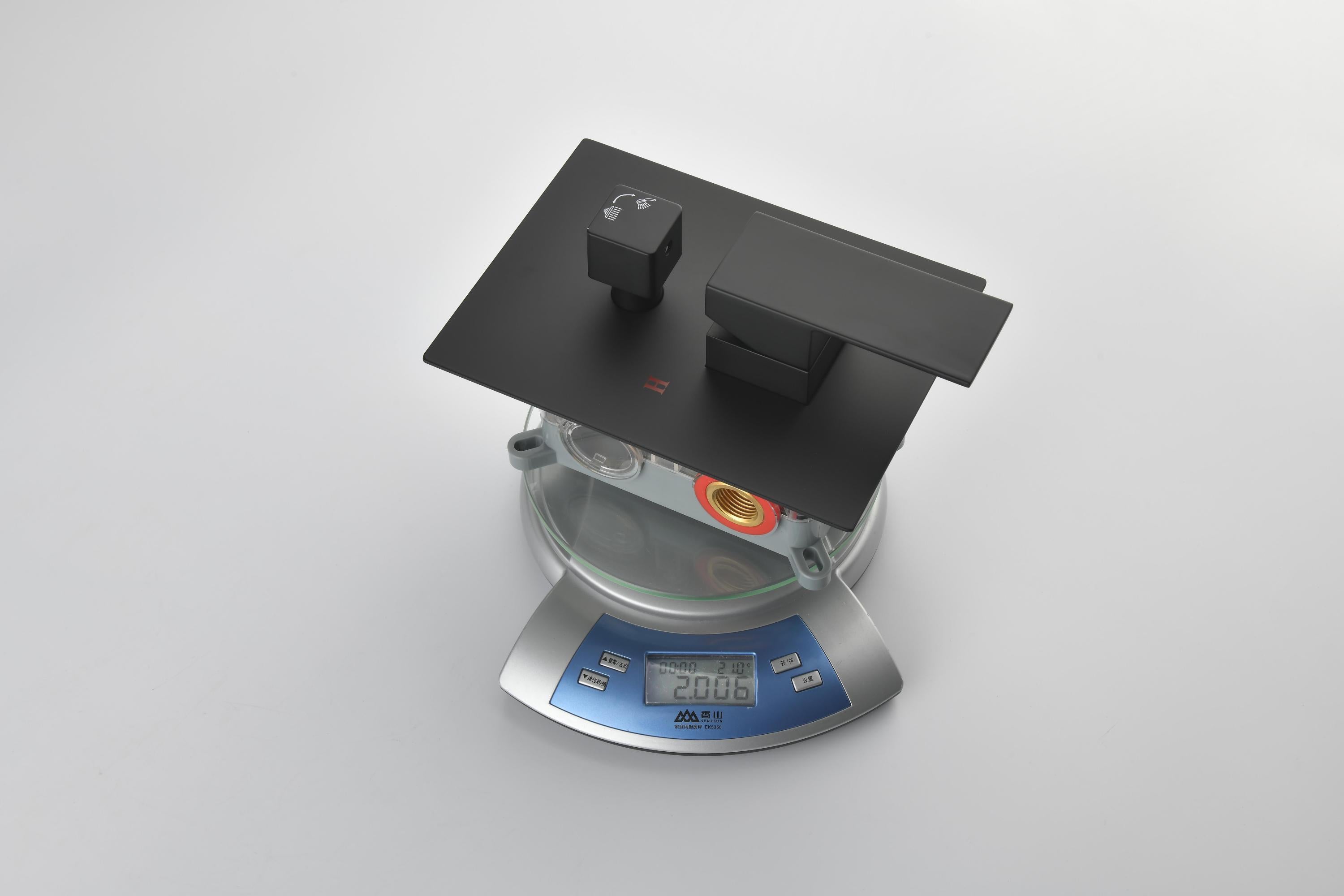 2 Way Outlet Function Solid Brass Shower Diverter Valve Mixer Rough-In Shower Handle Valve Kit Replacement