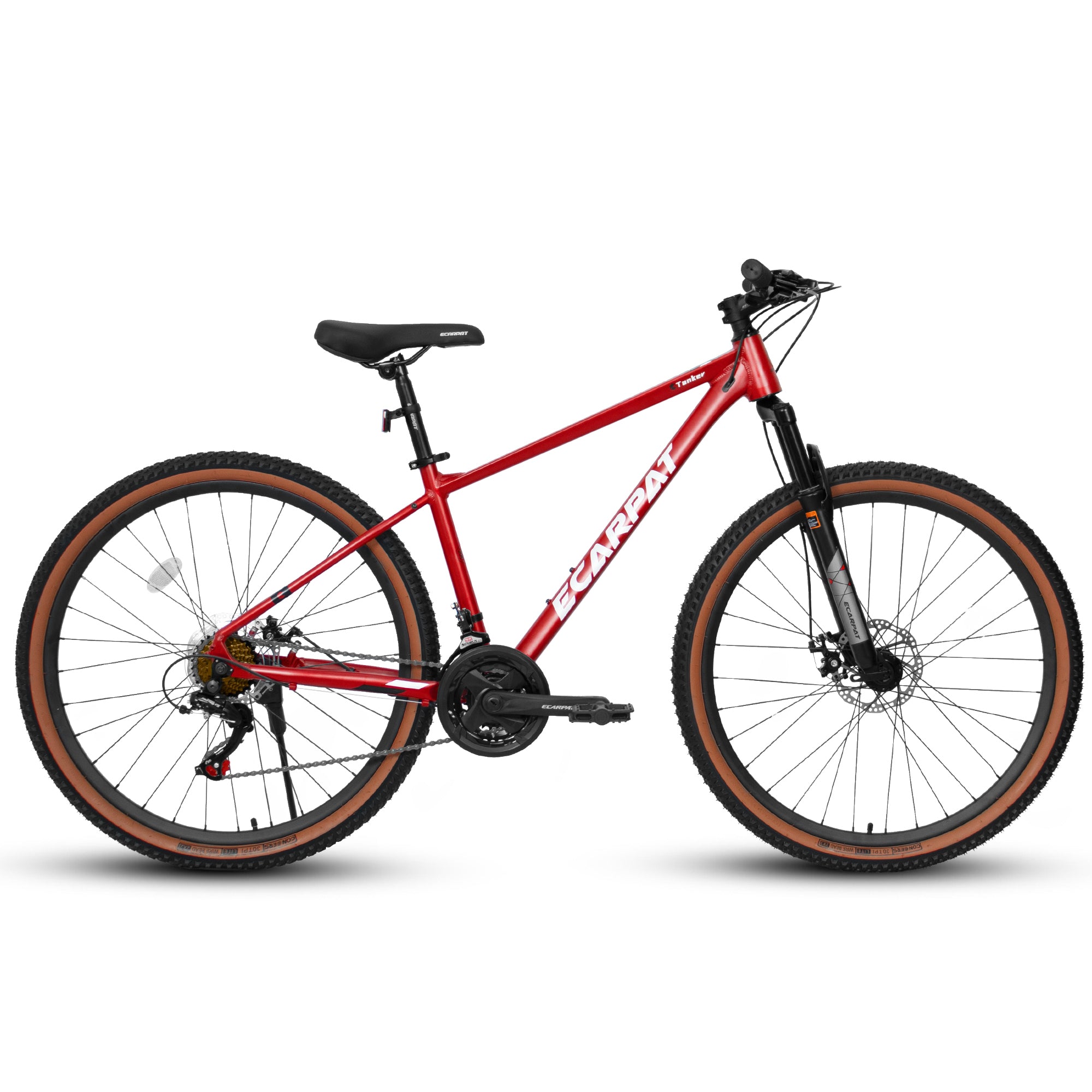 A27312 Mountain Bike 27.5 Inch Wheels, 21-Speed Mens Womens Trail Commuter City Mountain Bike, Aluminium Frame Disc Brakes Thumb Shifter Front Fork Bicycles