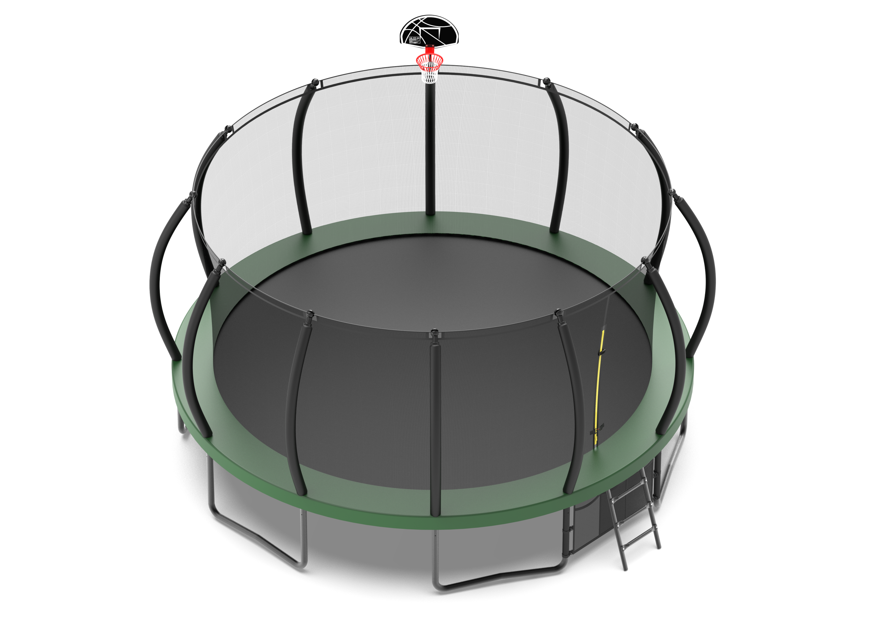 16FT Trampolines green