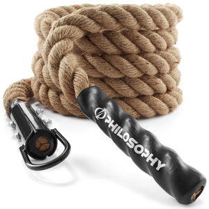 Exercise Climbing Rope - 1.5 Inch Diameter Indoor / Outdoor