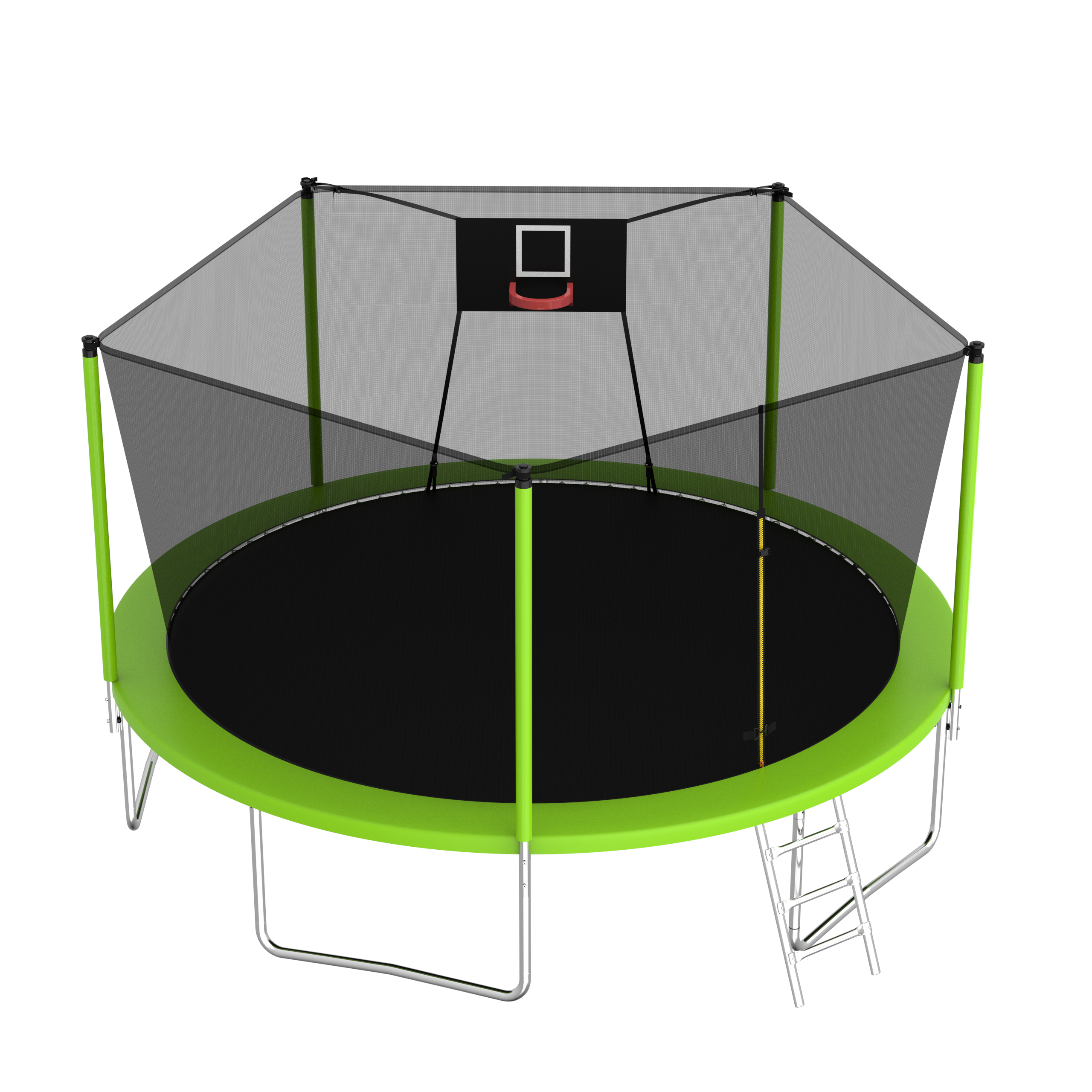 14FT Trampoline for Kids and Adults with Net, Outdoor Recreational Trampolines for Family