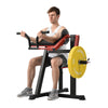 Bicep Tricep Curl Machine with Adjustable Seat, Bicep Curls and Tricep Extension Machine Home Gym