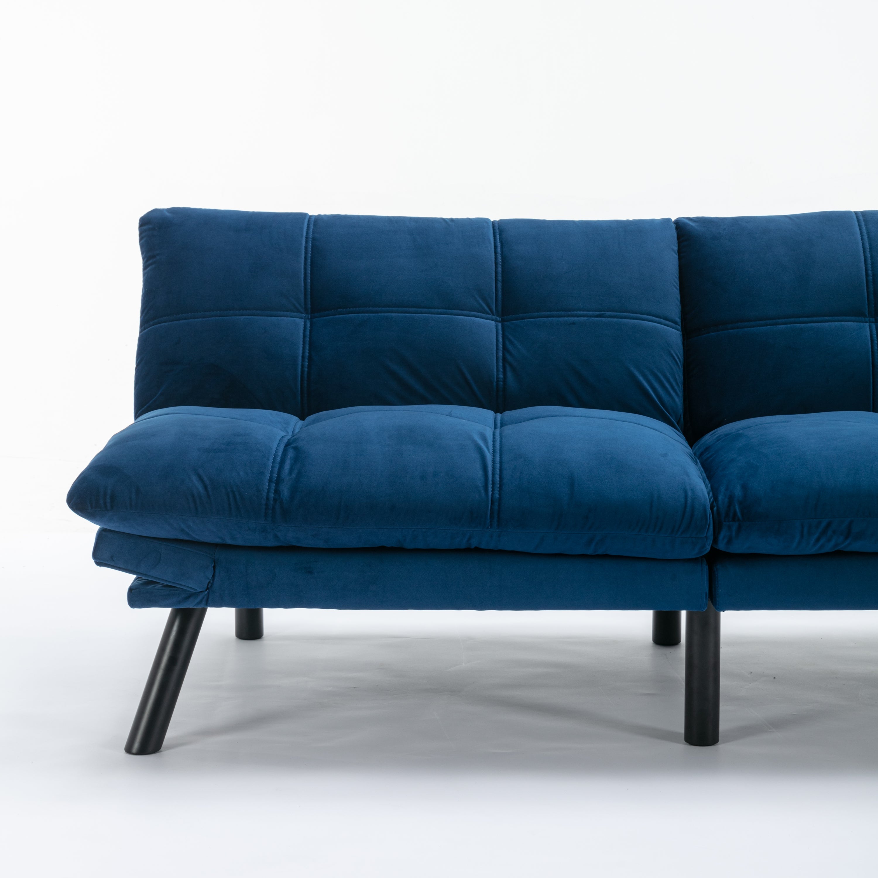 Navy Blue Convertible Folding Modern sofa Bed