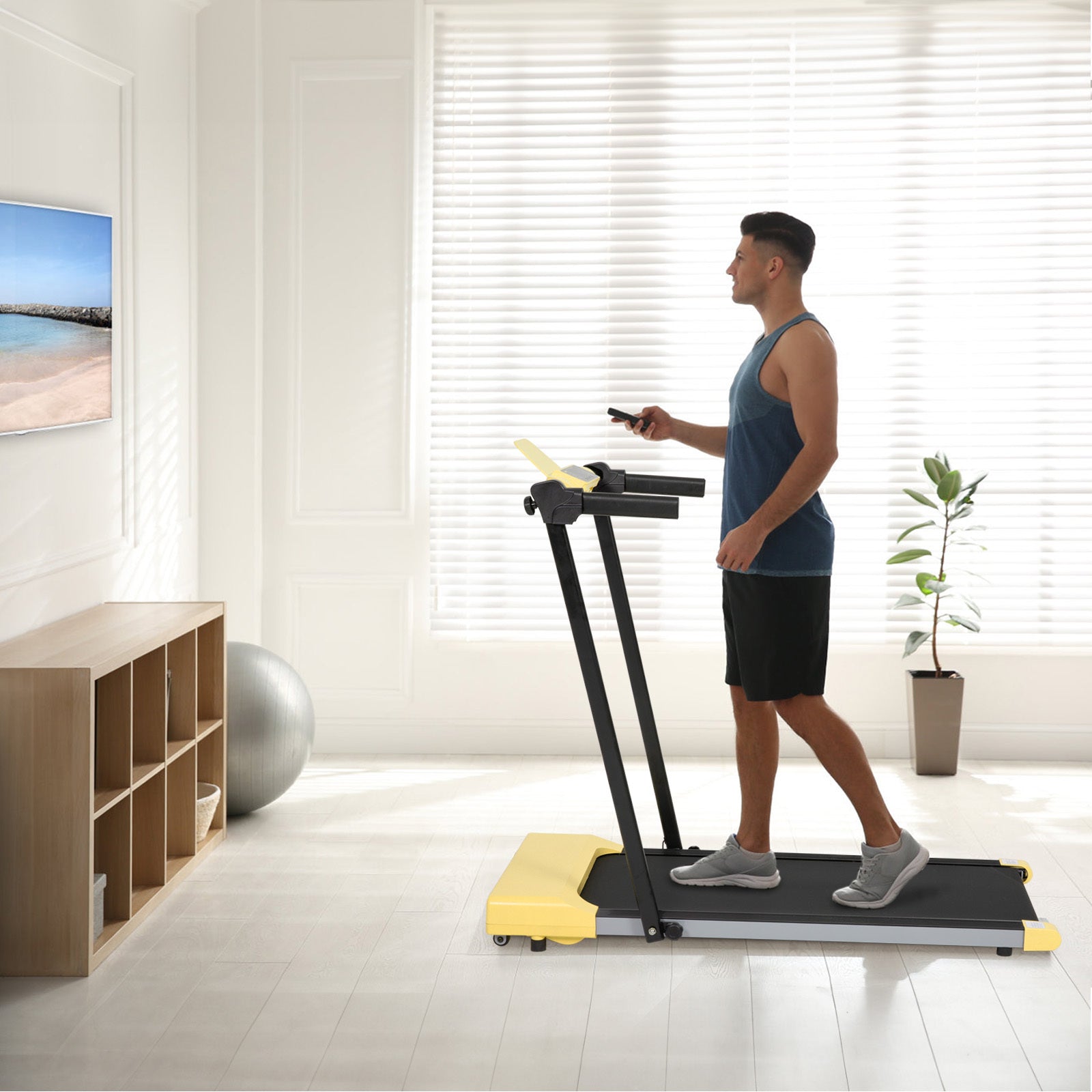 Treadmills for Home, Treadmill with LED for Walking & Running