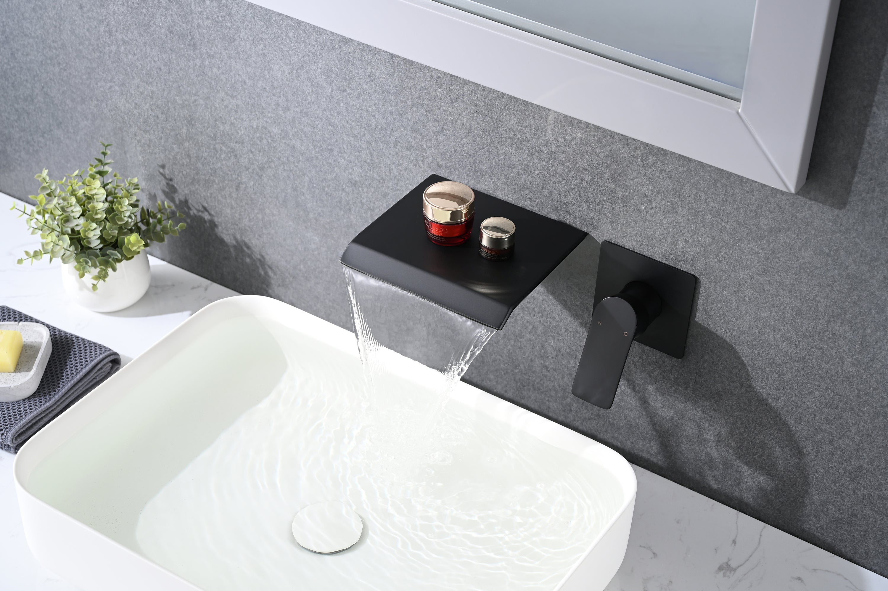 Waterfall Wall Mounted Tub Faucet