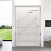 44-60 x 72 in Chrome Semi-Frameless Bypass Door view 1