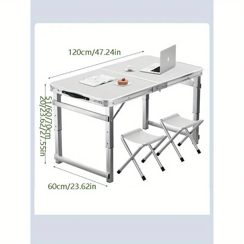 Outdoor portable folding table large