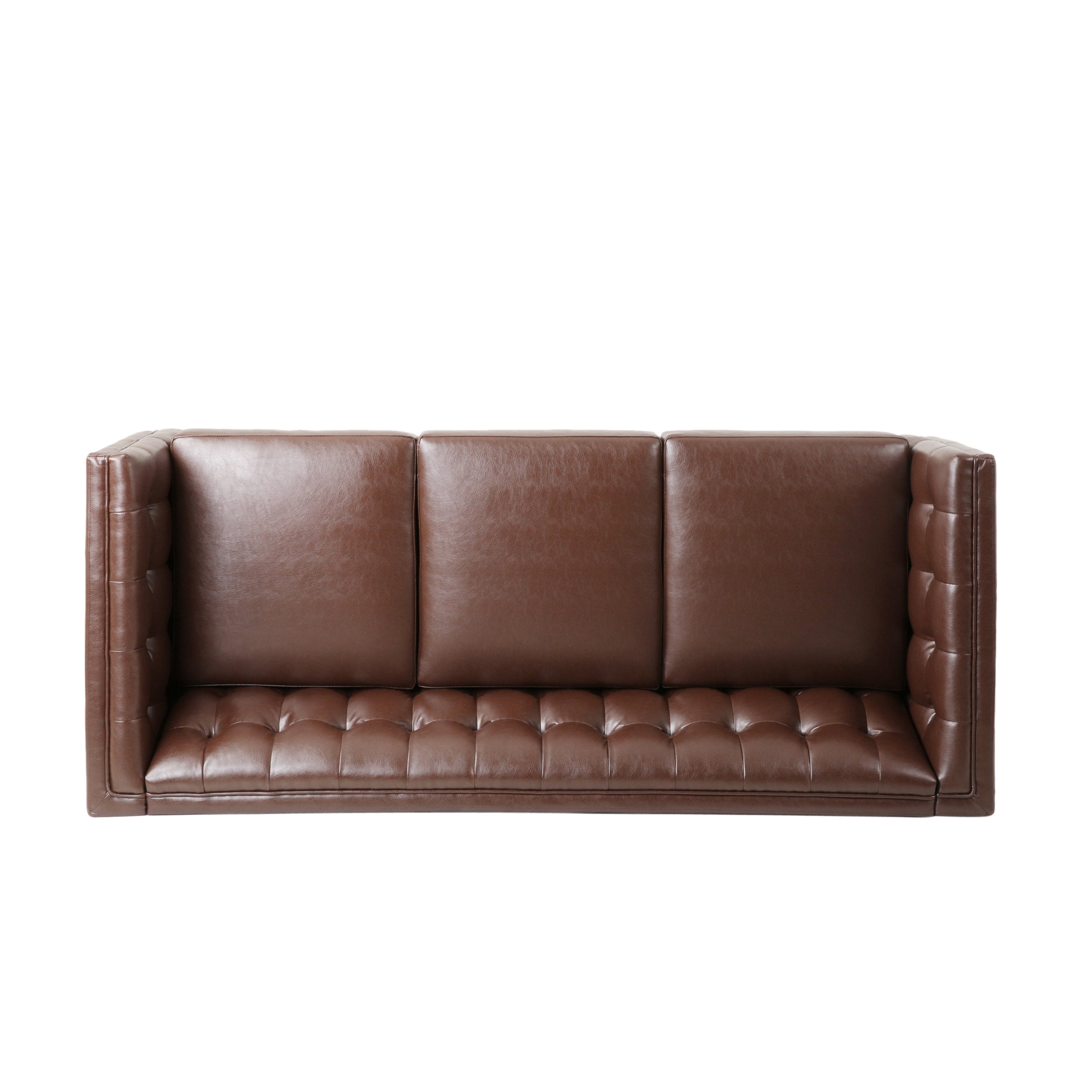 Mirod Comfy 3-seat Sofa with Tufted Back , Modern for Living Room