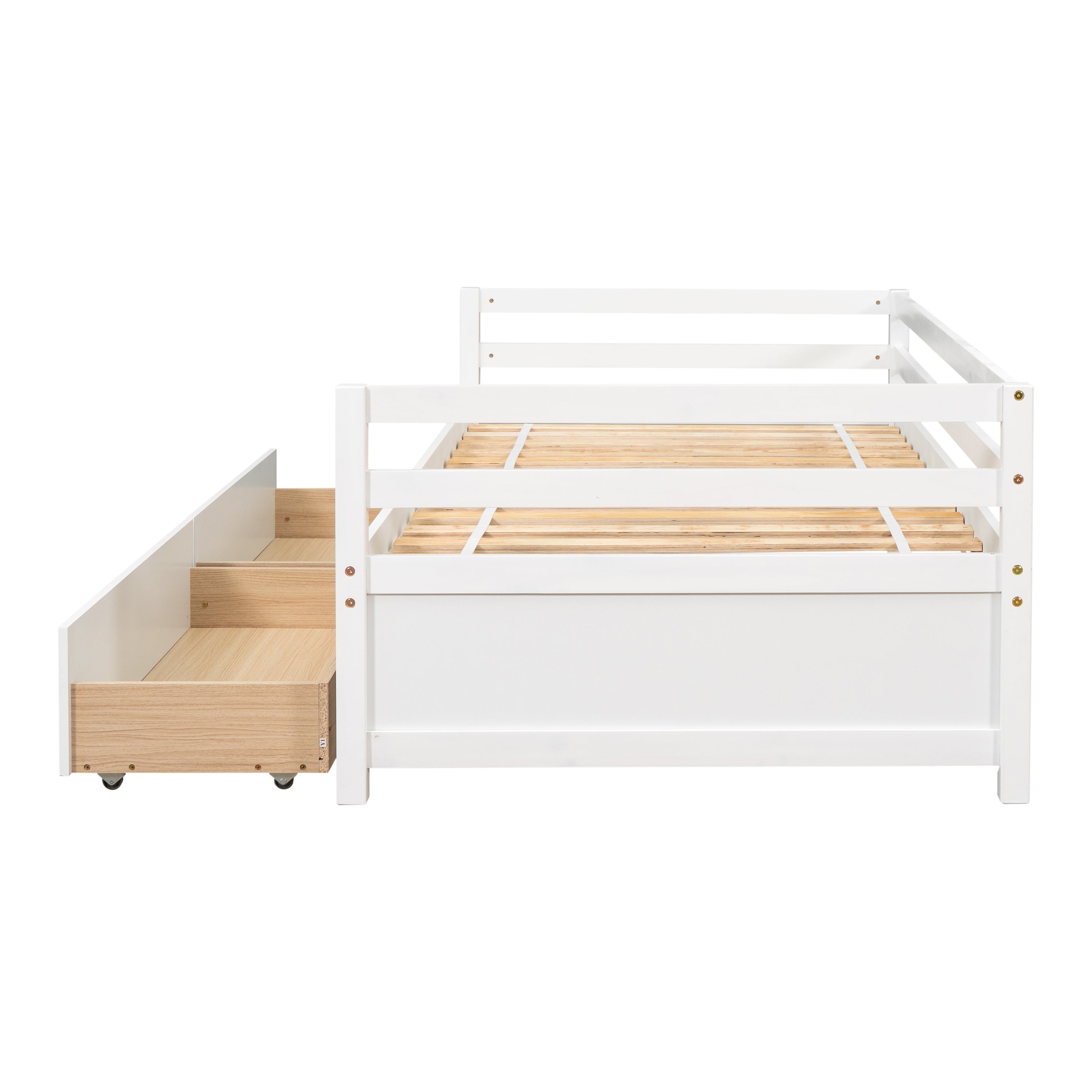 Daybed with two Storage Drawers ,White(New SKU:W504P148589)