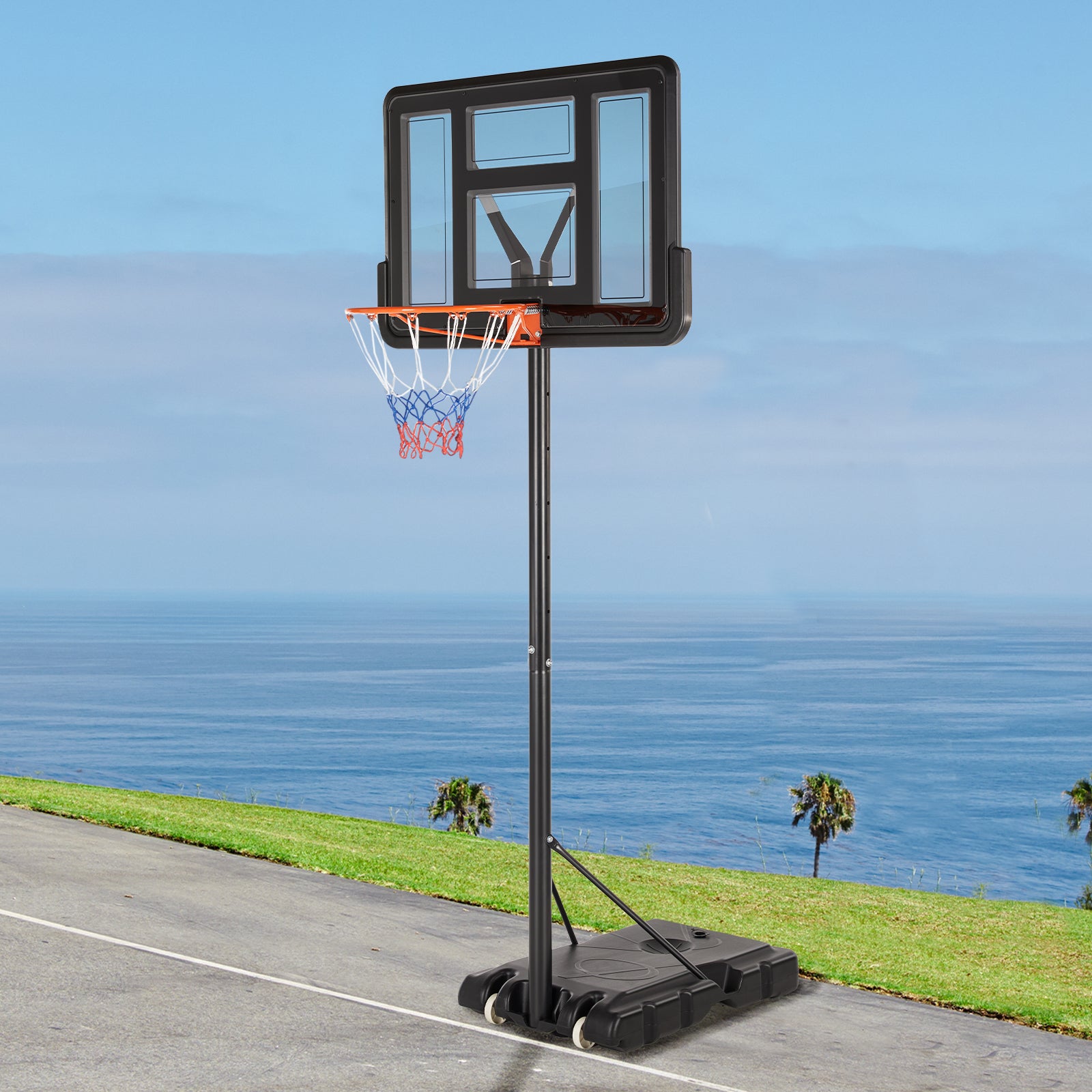 Outdoor portable basketball rack, suitable for children and adults, durable family game set