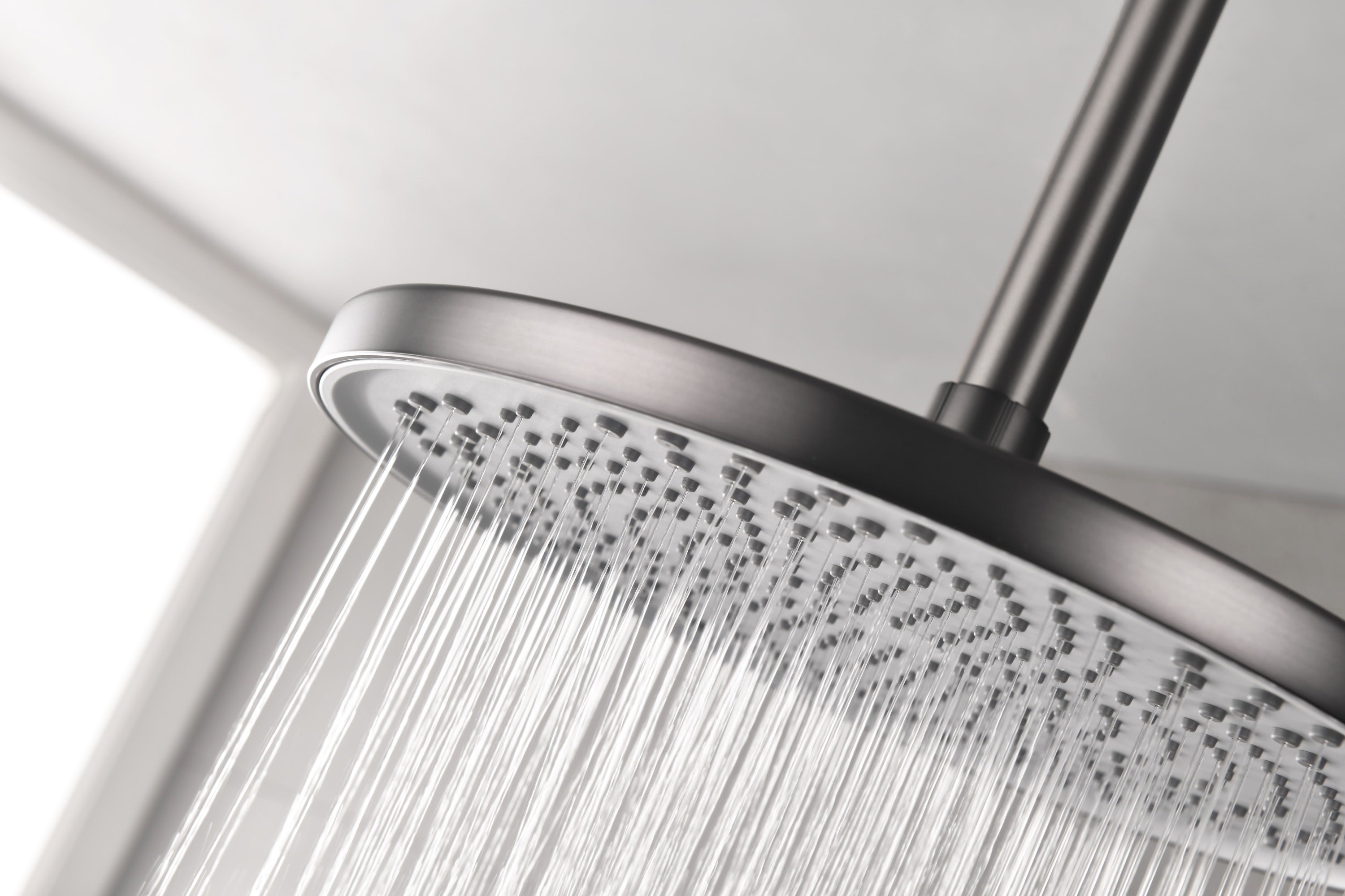 Shower Head - High Pressure Rain - Luxury Modern Look - No Hassle Tool-less 1-Min