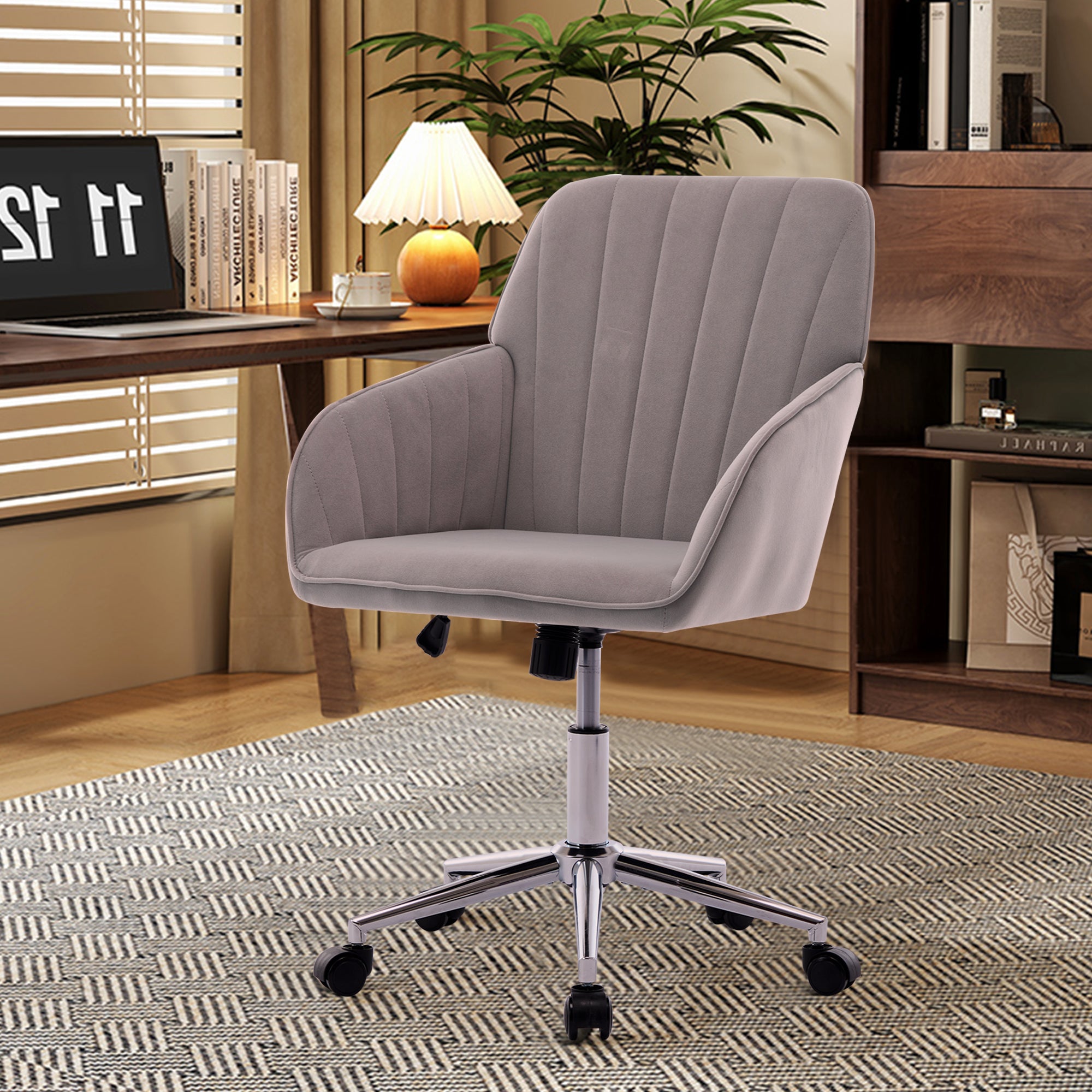 TY Adjustable Office Chair, Home Bedroom, Ergonomic Swivel Chair, Backrest Seat, Comfortable for Long Sitting