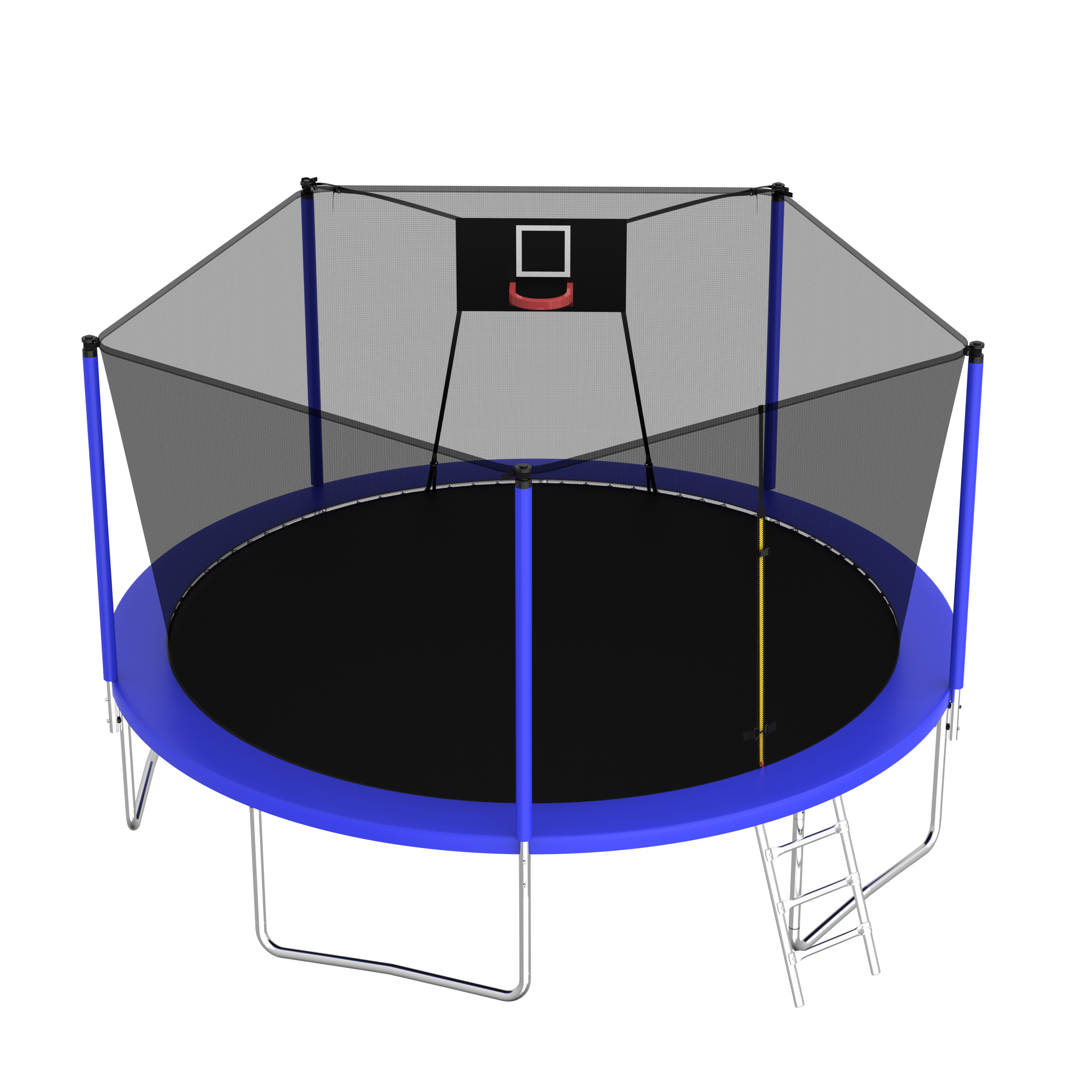 14FT Trampoline ,Sports Fitness Trampolines with Enclosure Net, Recreational Trampolines for Outdoor Indoor