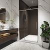 44-54 x 74 in Pivot Shower Door - 44-48 x 74 in / Brushed Nickel view 2