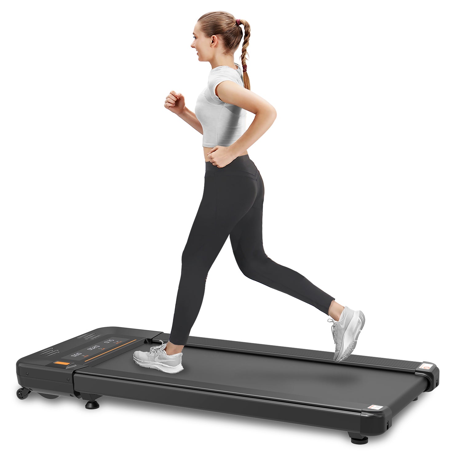 Under Desk Treadmill Walking Pad with Remote Controll,  Heavy Duty 2.5HP 300LBS