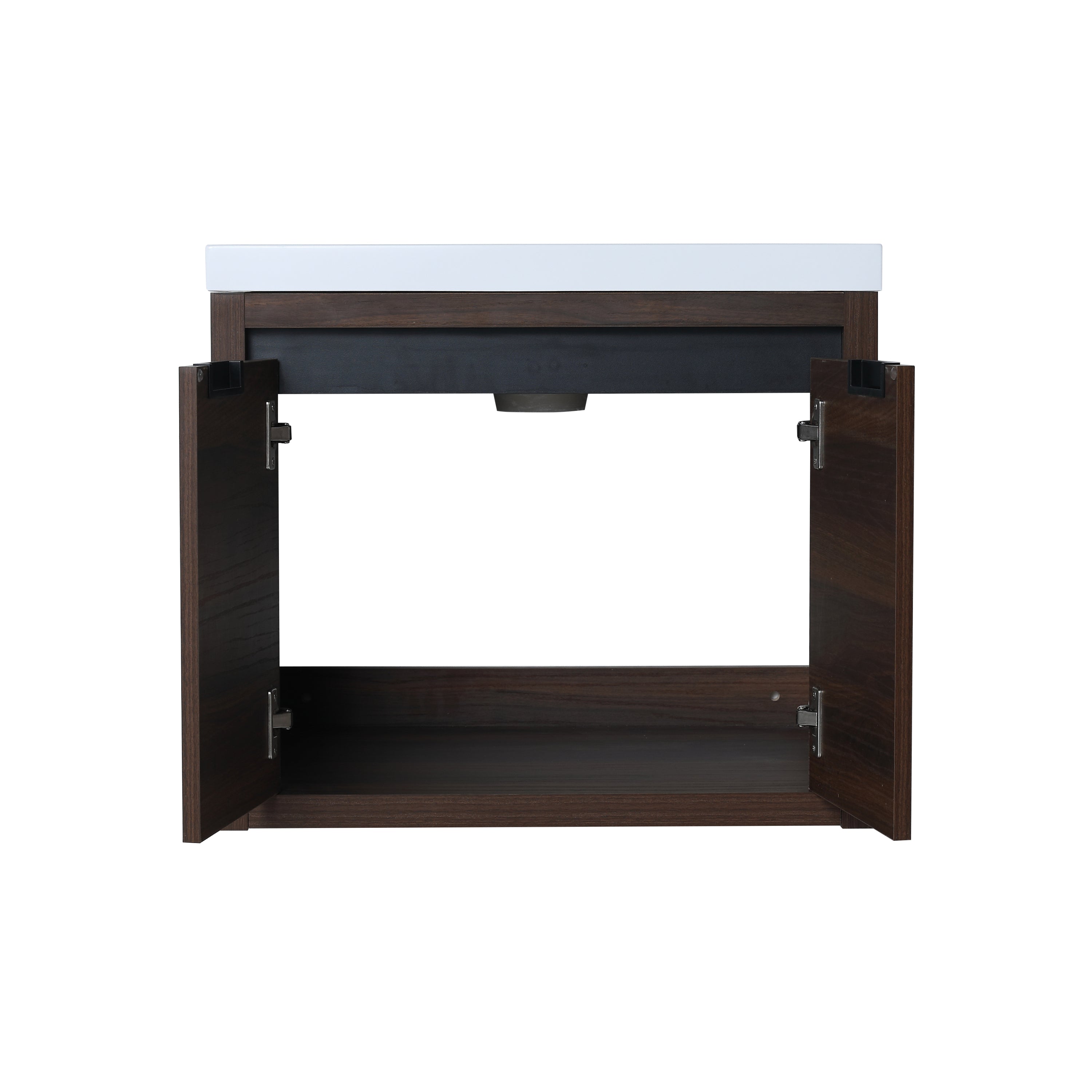 Bathroom Cabinet With Sink,Soft Close Doors,Float Mounting Design,24 Inch For Small Bathroom,24x18(KD-Packing),W128650530