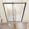 44-48 x 72 in Black Pivot Shower Door - 44-48 x 72 in / Black view 1
