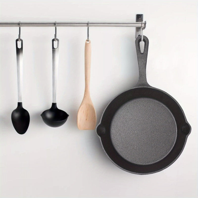 3-Pack 6"/8"/10" Kitchen Frying Pan Pre-Seasoned Cast Iron Frying Pan Set