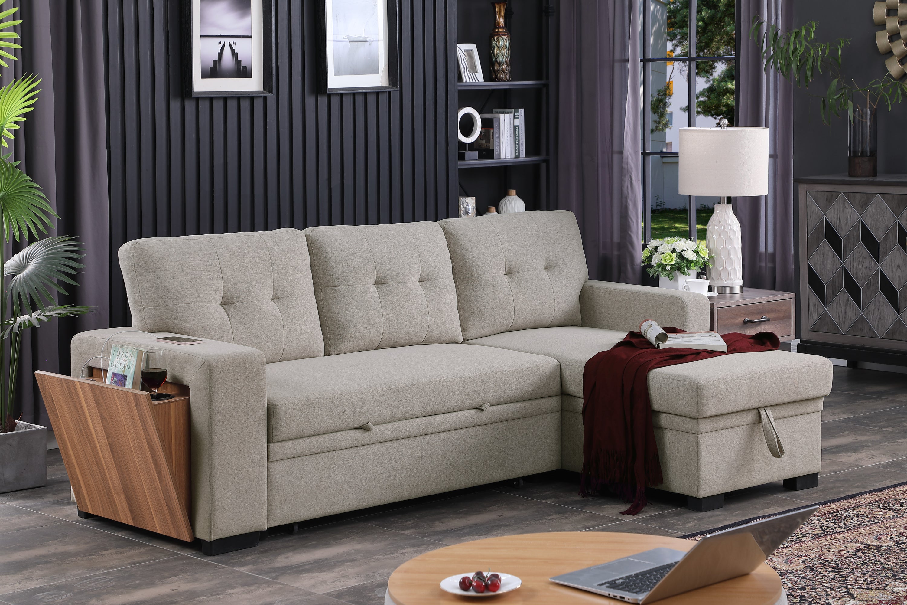 3 - Piece Upholstered Sectional