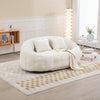 COOLMORE Bean Bag sofa Lazy Sofa Durable Comfort Lounger High Back Bean Bag Chair Couch for Adults and Kids, Indoor & Outdoor, Accent Floor Soft Lounge Chair  (Beige chenille)