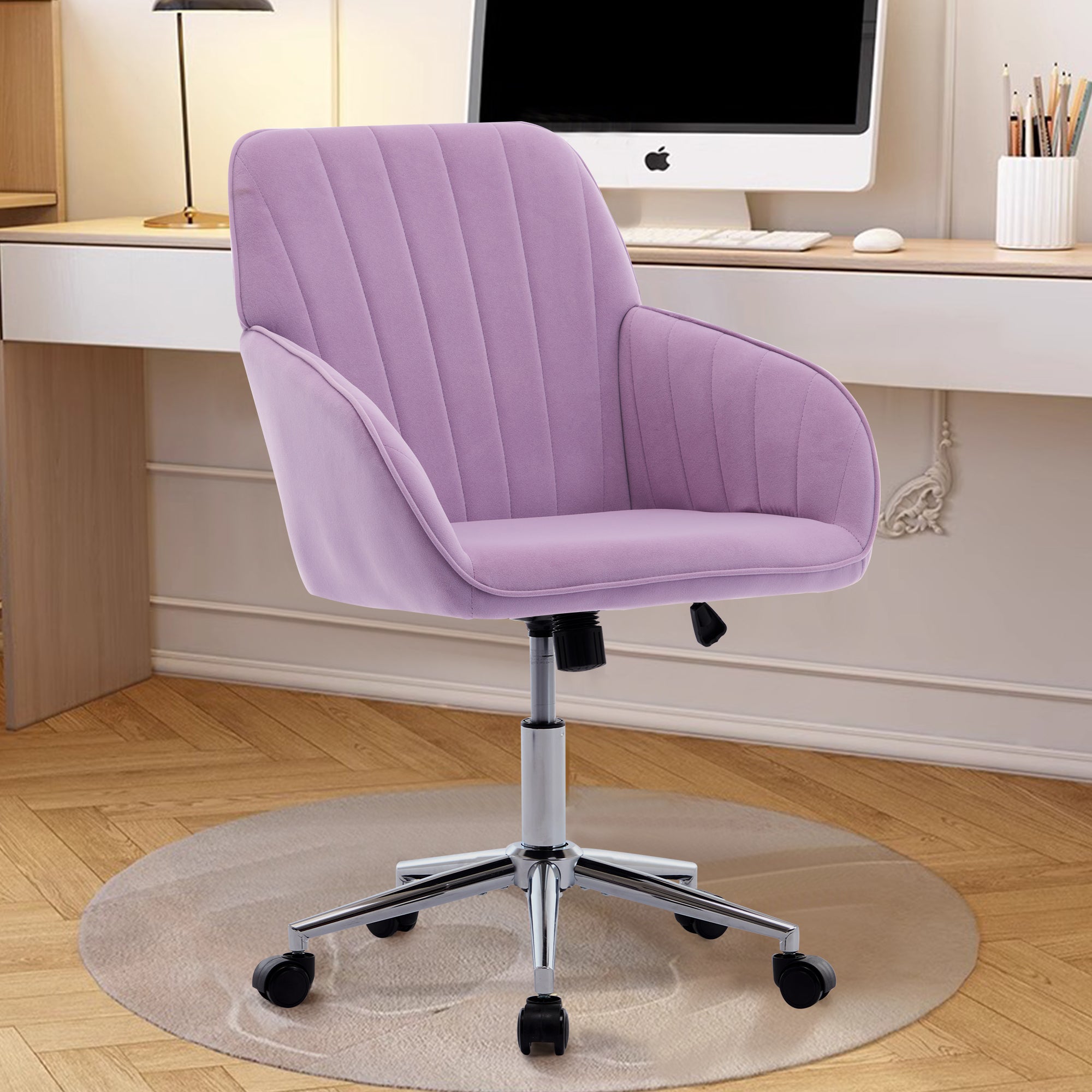 TY Adjustable Office Chair, Home Bedroom, Ergonomic Swivel Chair, Backrest Seat, Comfortable for Long Sitting