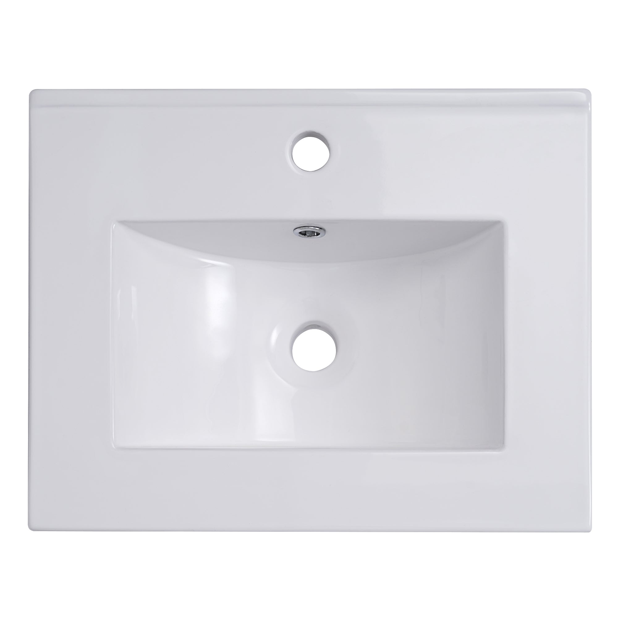 [Viedo] 20 Inch Modern Small Bathroom Vanity Cabinet With Ceramic Basin- 20*14.5*33.3 Inches,Ample Storage,1 Soft-Close Door