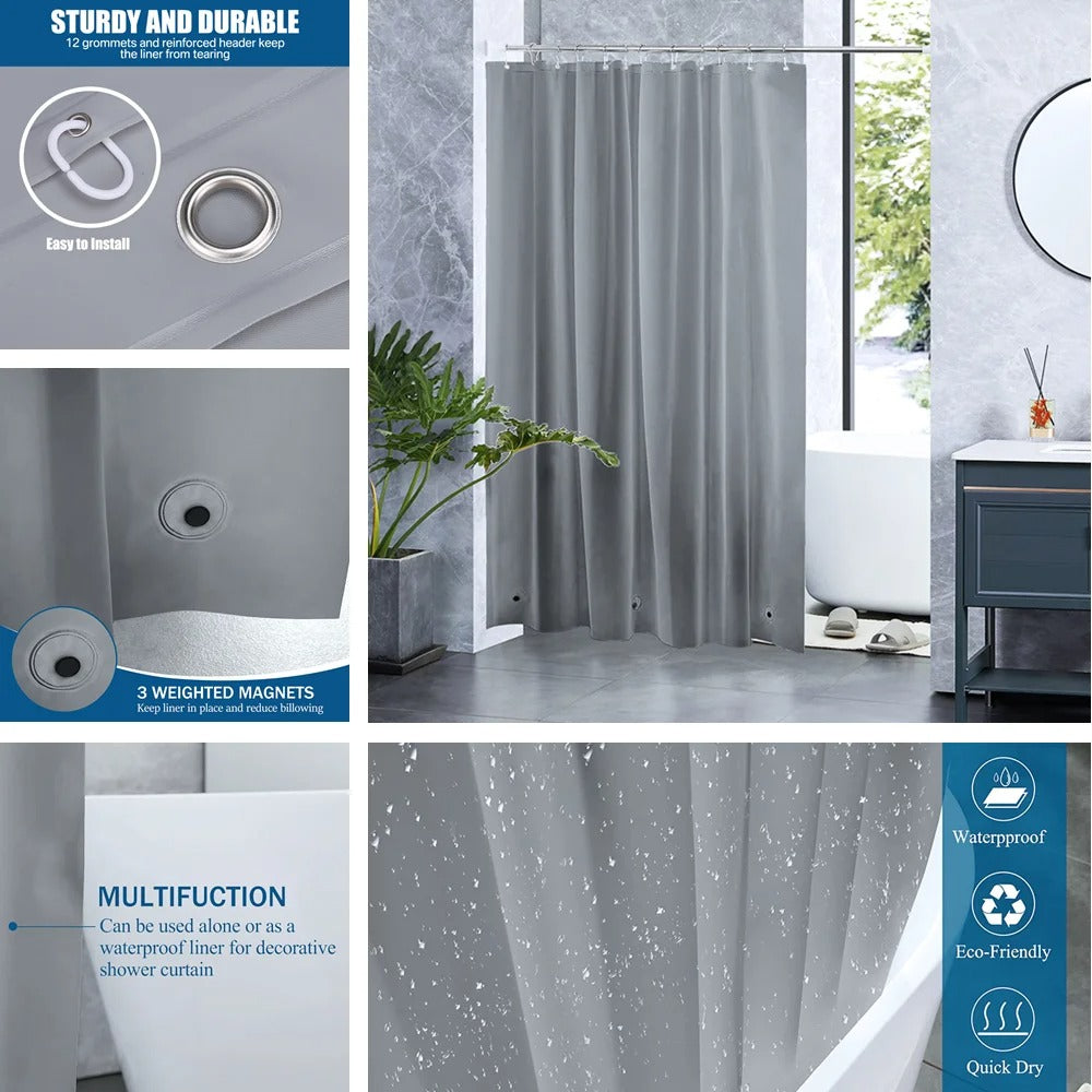 Efforest PEVA Shower Curtain Liner