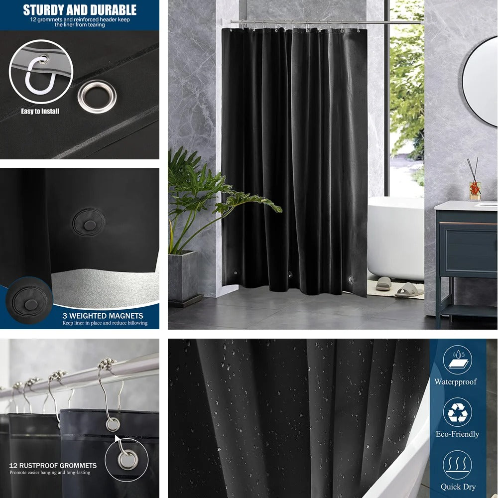 Efforest PEVA Shower Curtain Liner