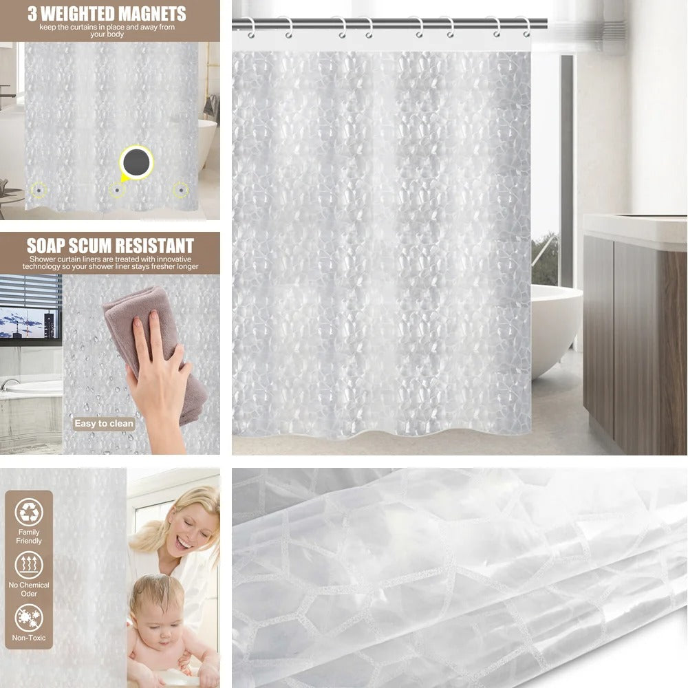 Efforest PEVA Shower Curtain Liner