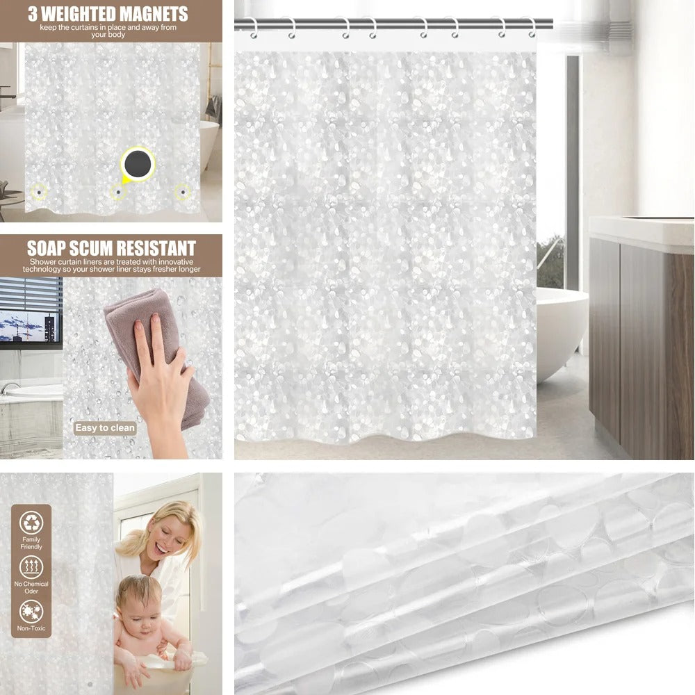 Efforest PEVA Shower Curtain Liner