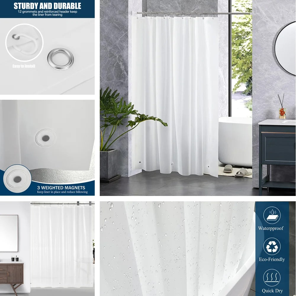 Efforest PEVA Shower Curtain Liner