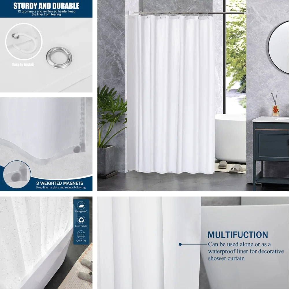 Efforest PEVA Shower Curtain Liner