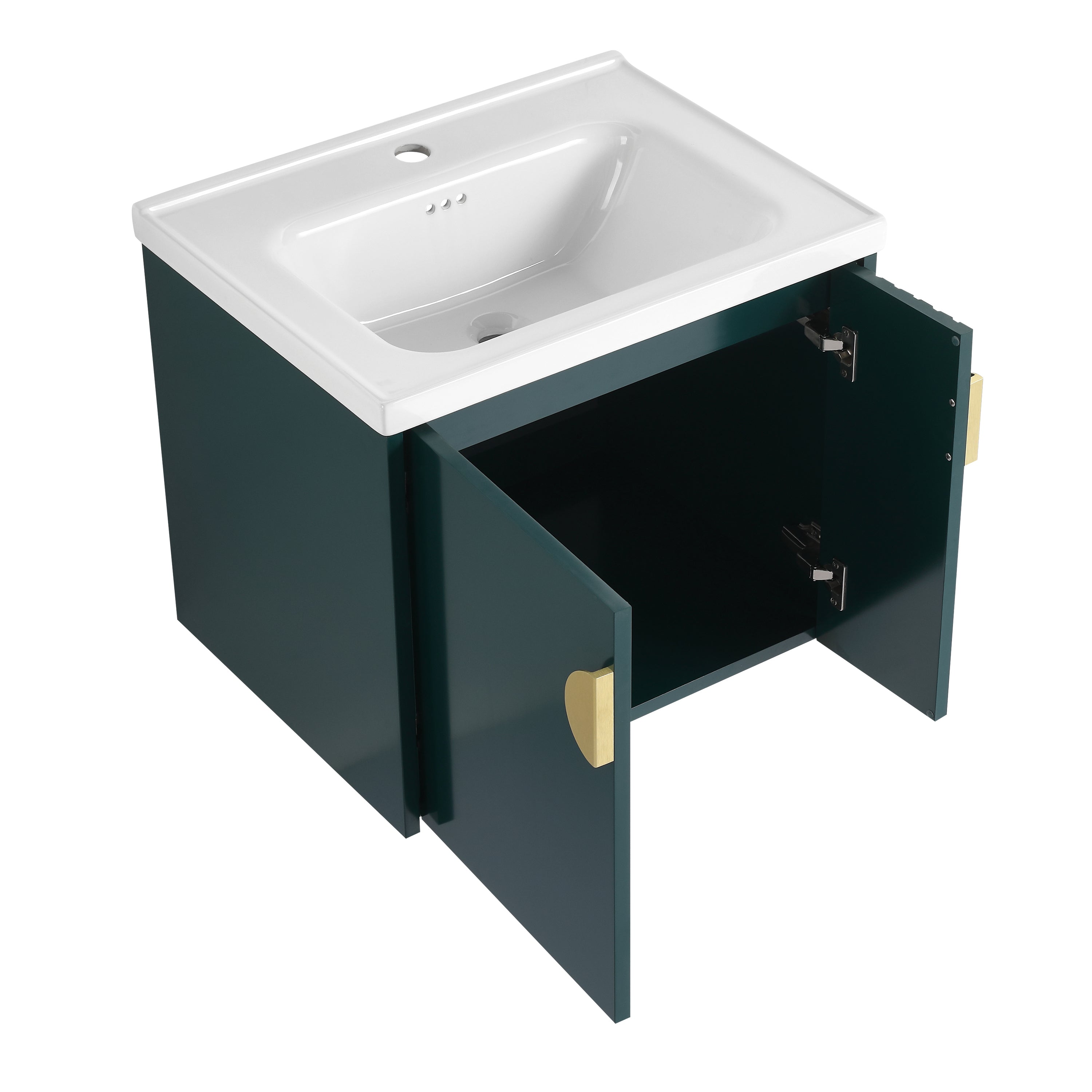 24 Inch Bathroom Vanity with Sink, For Small Bathroom, Bathroom Vanity with Soft Close Door