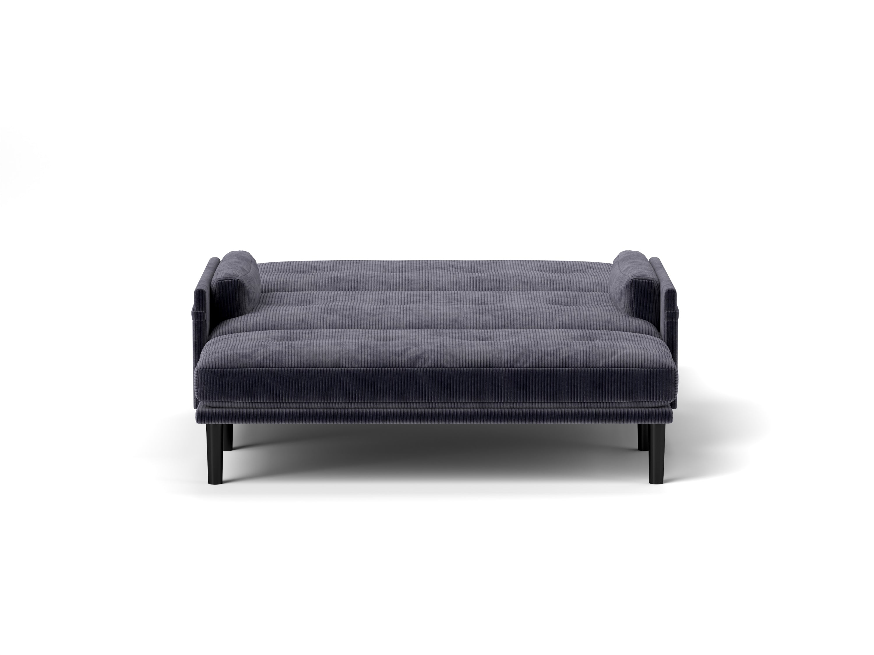 Grey 2 seater sofa sleeper with recline fuction