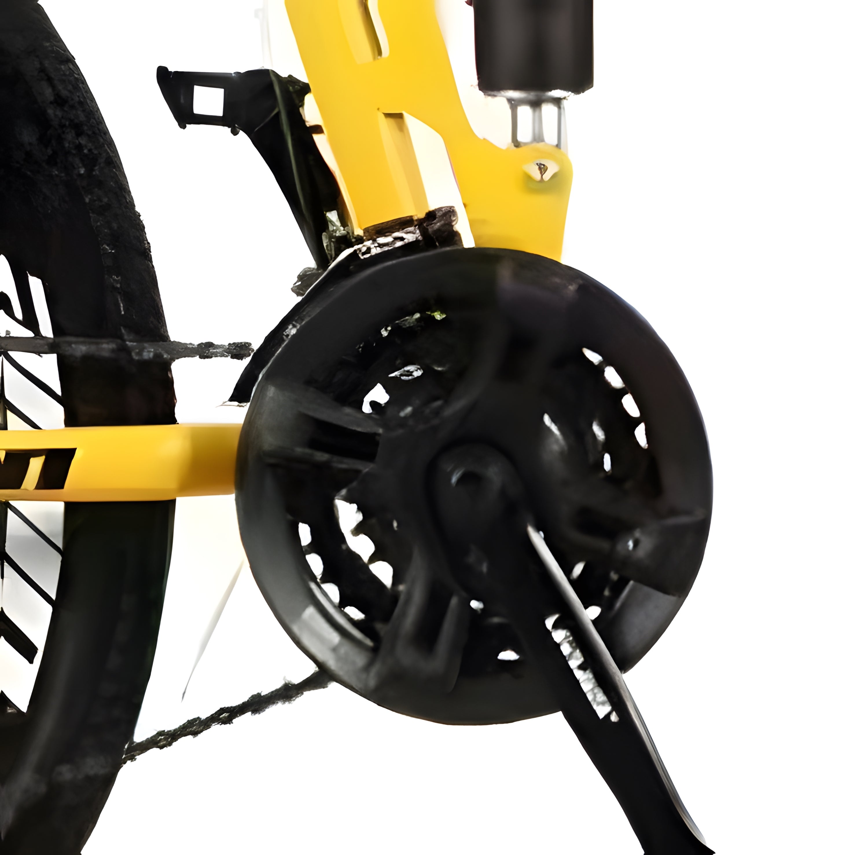 yellow Bike-26" Bike,  21 Speeds, High Carbon Steel, Detachable, Adjustable Seat, Chain Drive, 150kg Capacity, Dual Disc Brakes, Rigid Frame, Oil Spring Fork, Standard Type, Ordinary Pedals