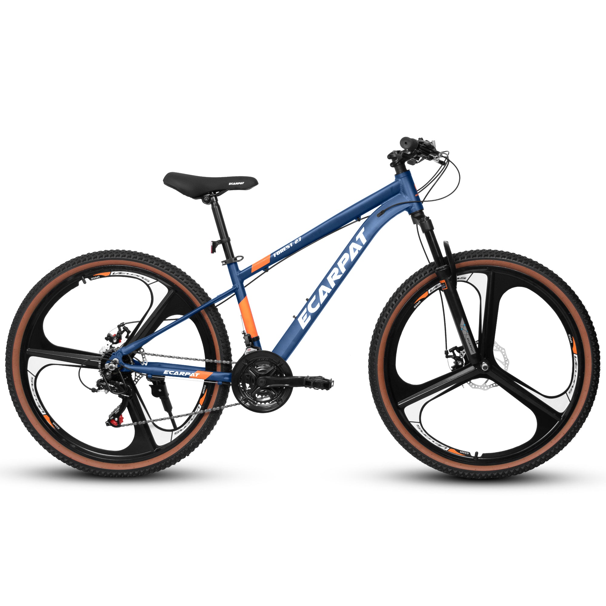 A27302M Ecarpat Mountain Bike 27.5 Inch Wheels, 21 Speed Road Bicycle with Dual Disc Brakes for Men and Women, Aluminum Frame Bicycles, Adult Faster Racing Bike