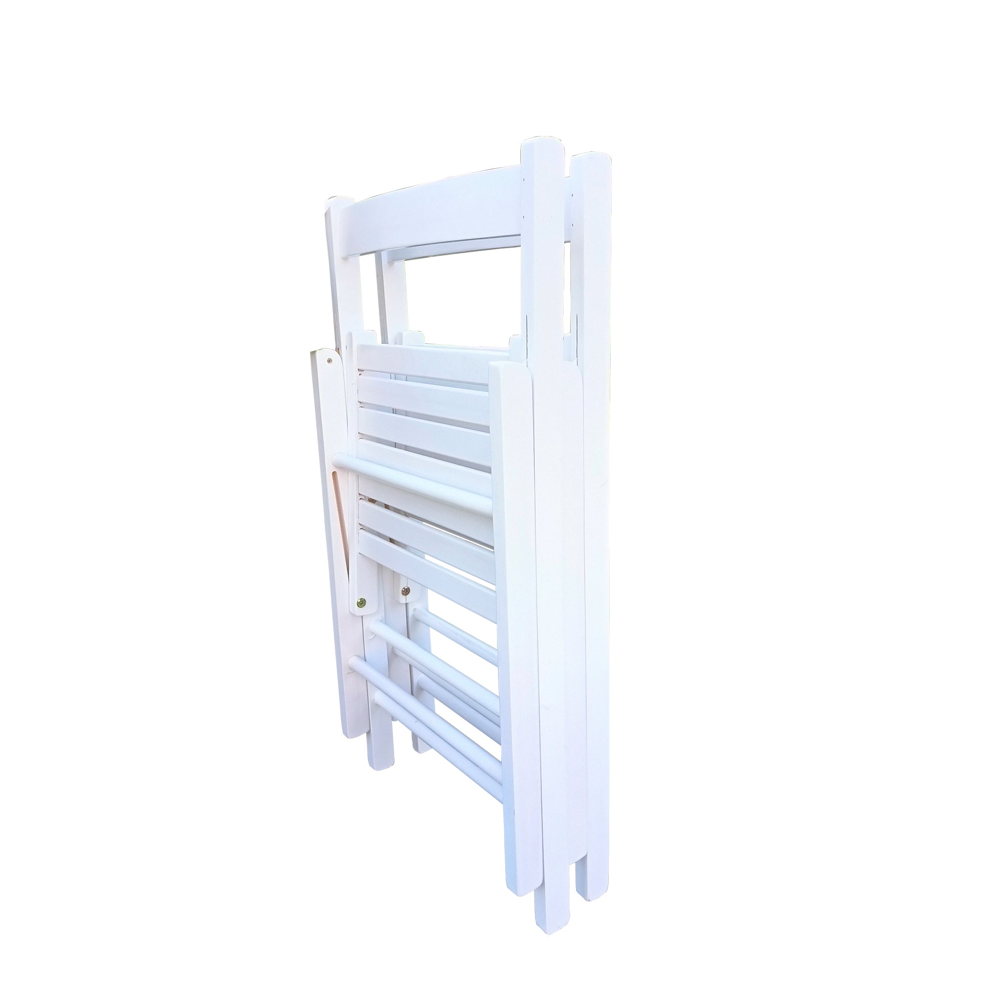 FOLDING CHAIR-2/S, FOLDABLE STYLE -WHITE