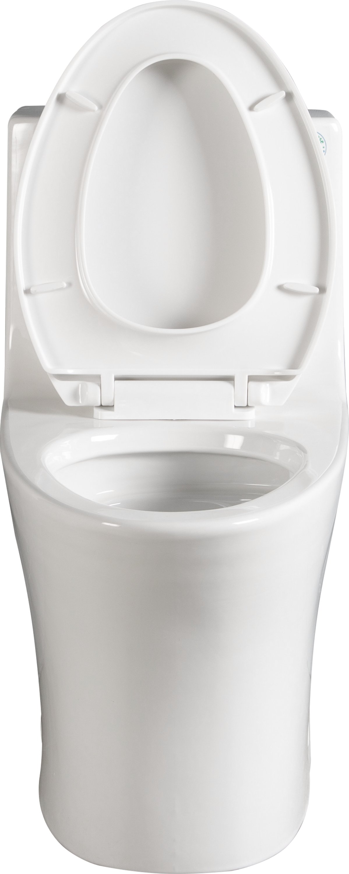 1.1/1.60 GPF Dual-Flush One Piece Toilet, Water-Saving Elongated Comfort Height Floor Mounted, Soft Closing Seat, 1000 Gram Map Flushing Score Toilet, Glossy White 23T02-GW