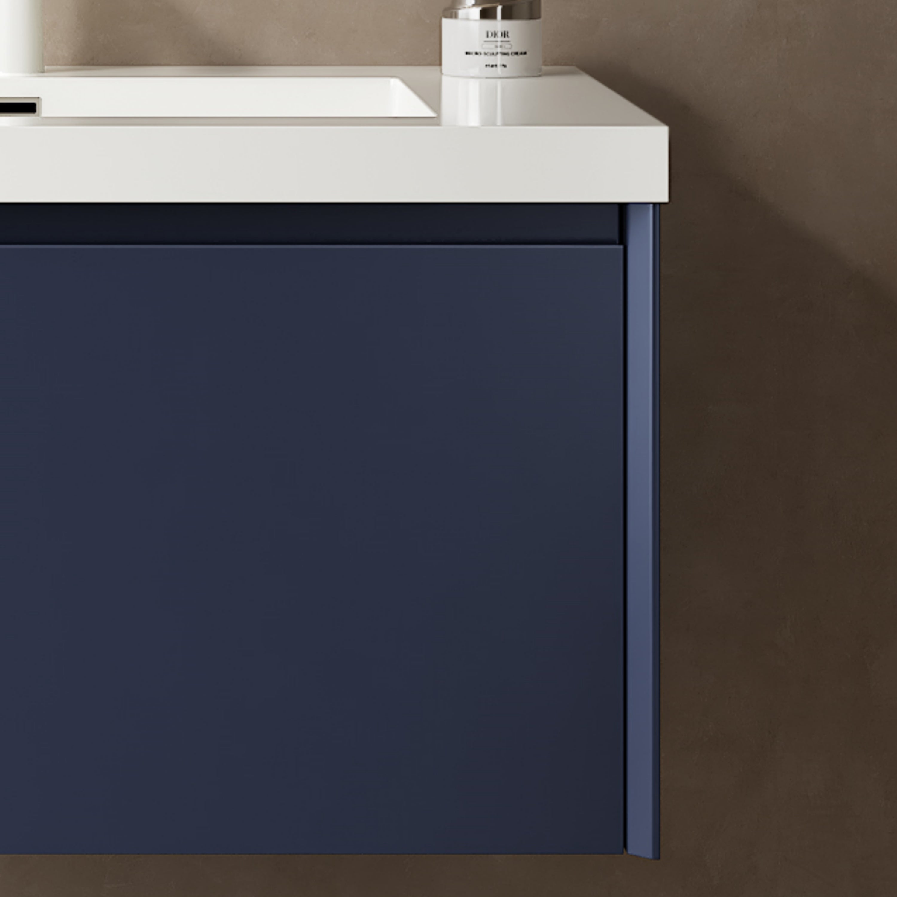 TUYA 30" Wall Mounted Cabinet without Basin, with One Drawer, Navy Blue