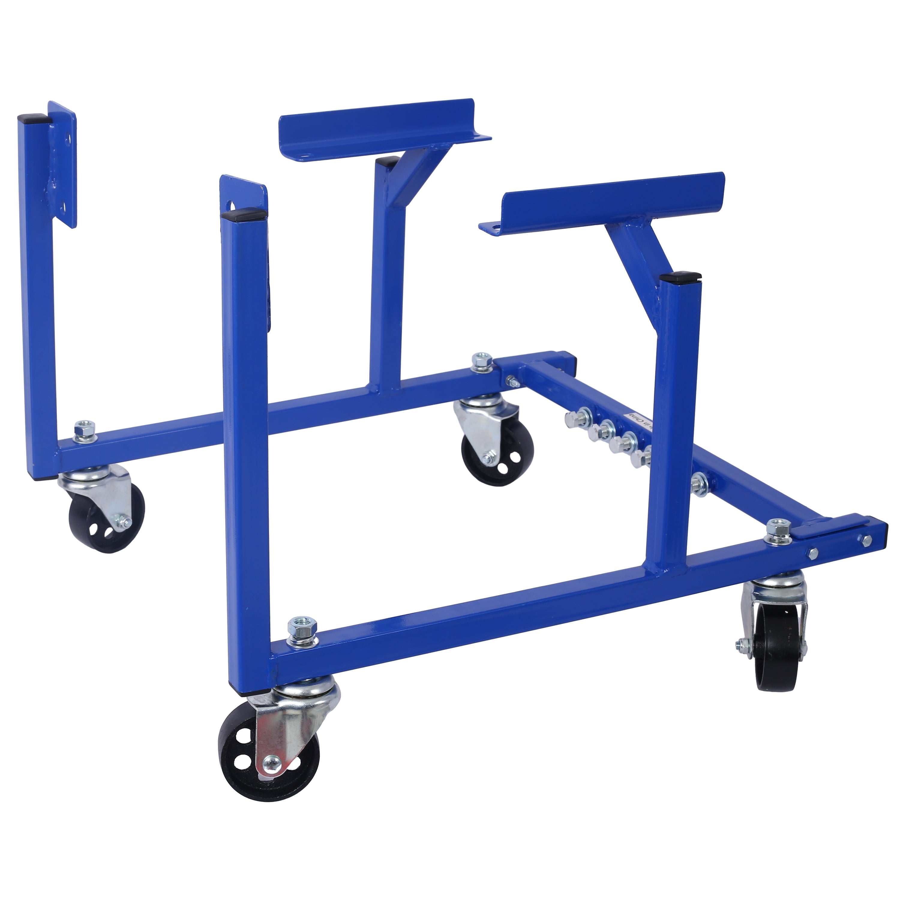 Engine Cradle with Wheels Powder Coat 3in Heavy Duty Steel Construction Wheels 1000 LBS Capacity Storage Hardware Included Easy Assembly(Small Block Ford)